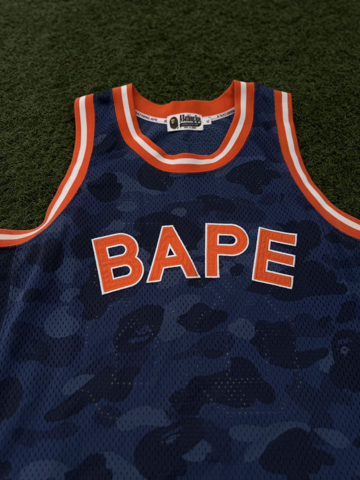 Bape Bape Jersey Blue Orange “88” Men’s Size (XL) Size US XL / EU 56 / 4 - 4 Thumbnail