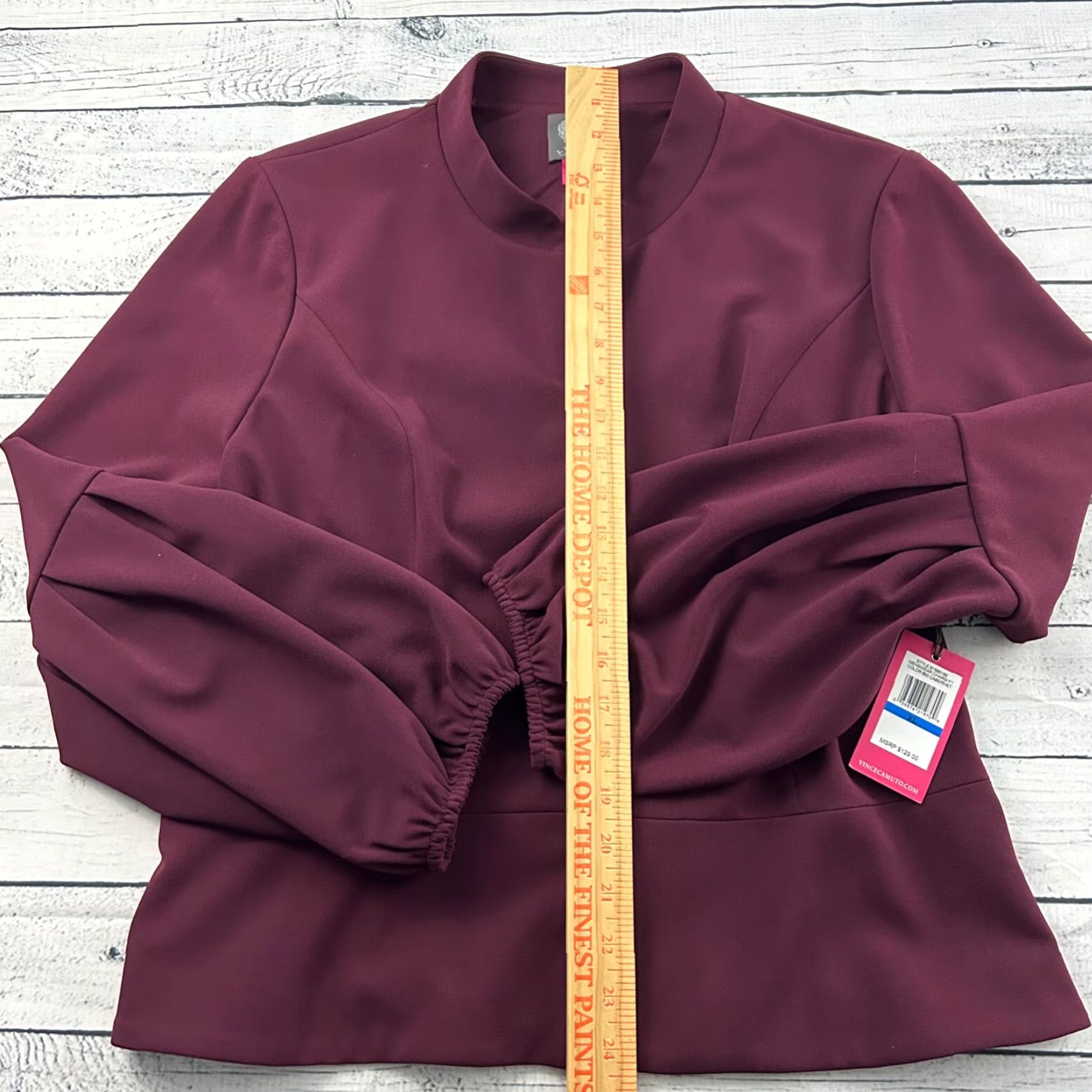 Vince Camuto **Vince Camuto Women's XL Full Zip Blazer Jacket Red** New title: **Vince Camuto Women's XL Full Zip Blazer Jacket Red** Size XL / US 12-14 / IT 48-50 - 5 Thumbnail