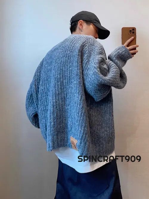 VIBE Blue Cardigan Sweater Size US M / EU 48-50 / 2 - 4 Thumbnail