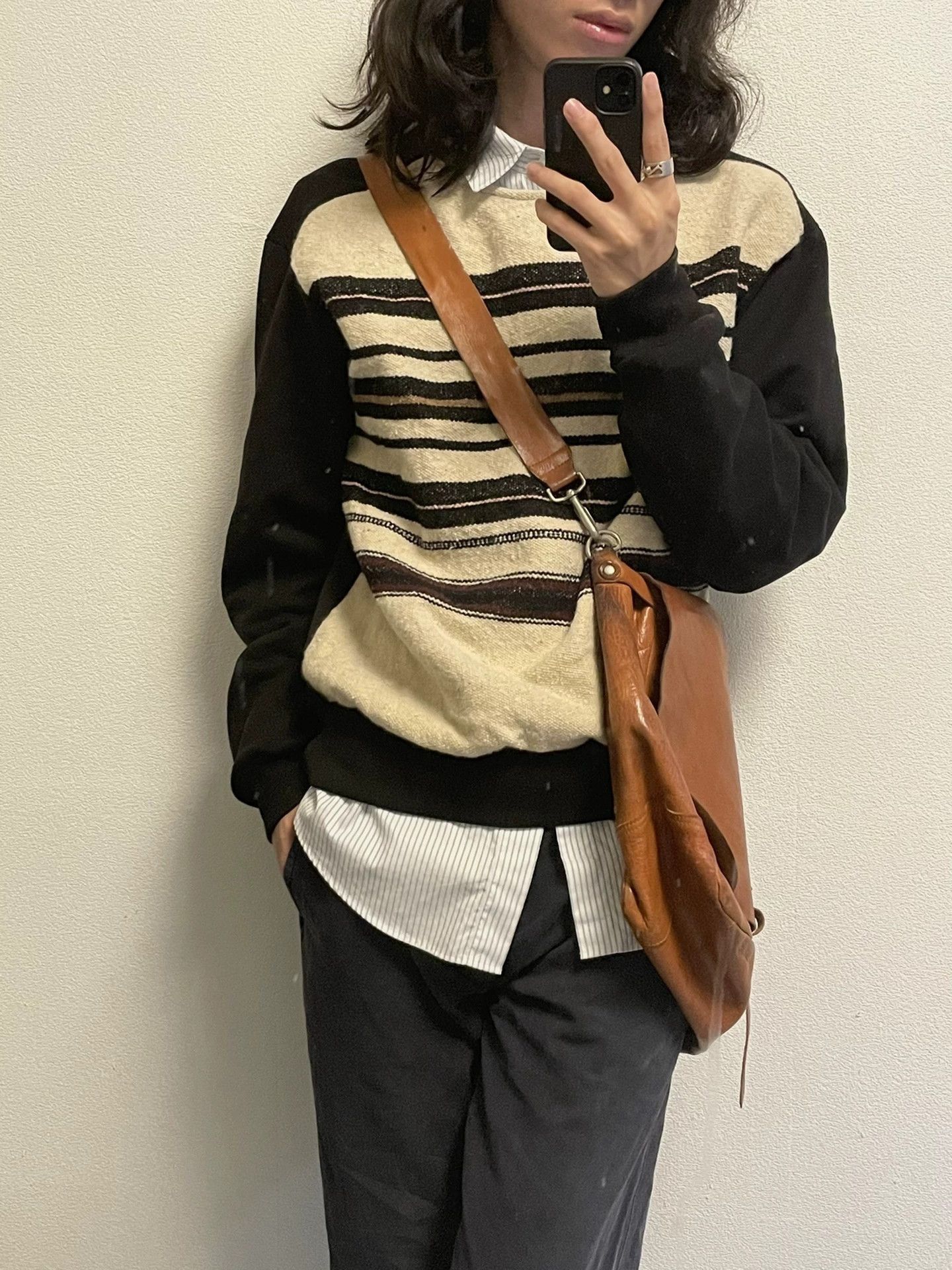 Dries Van Noten Multi Striped Long Sleeve Sweatshirt Size S Size US S / EU 44-46 / 1 - 2 Thumbnail