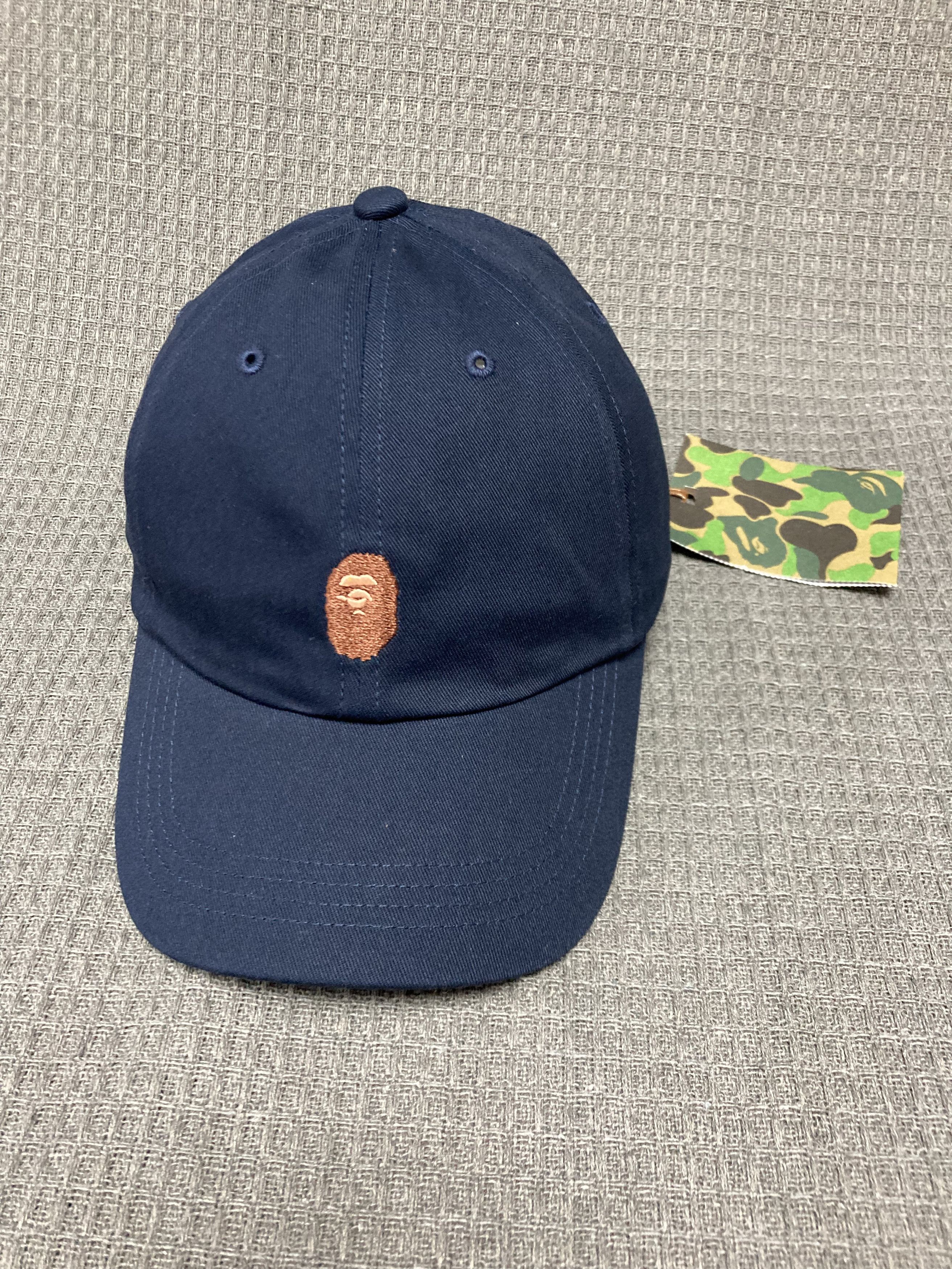 Japanese Brand BAPE Ape Head One Point Panel Cap 'Navy' Size ONE SIZE - 3 Thumbnail