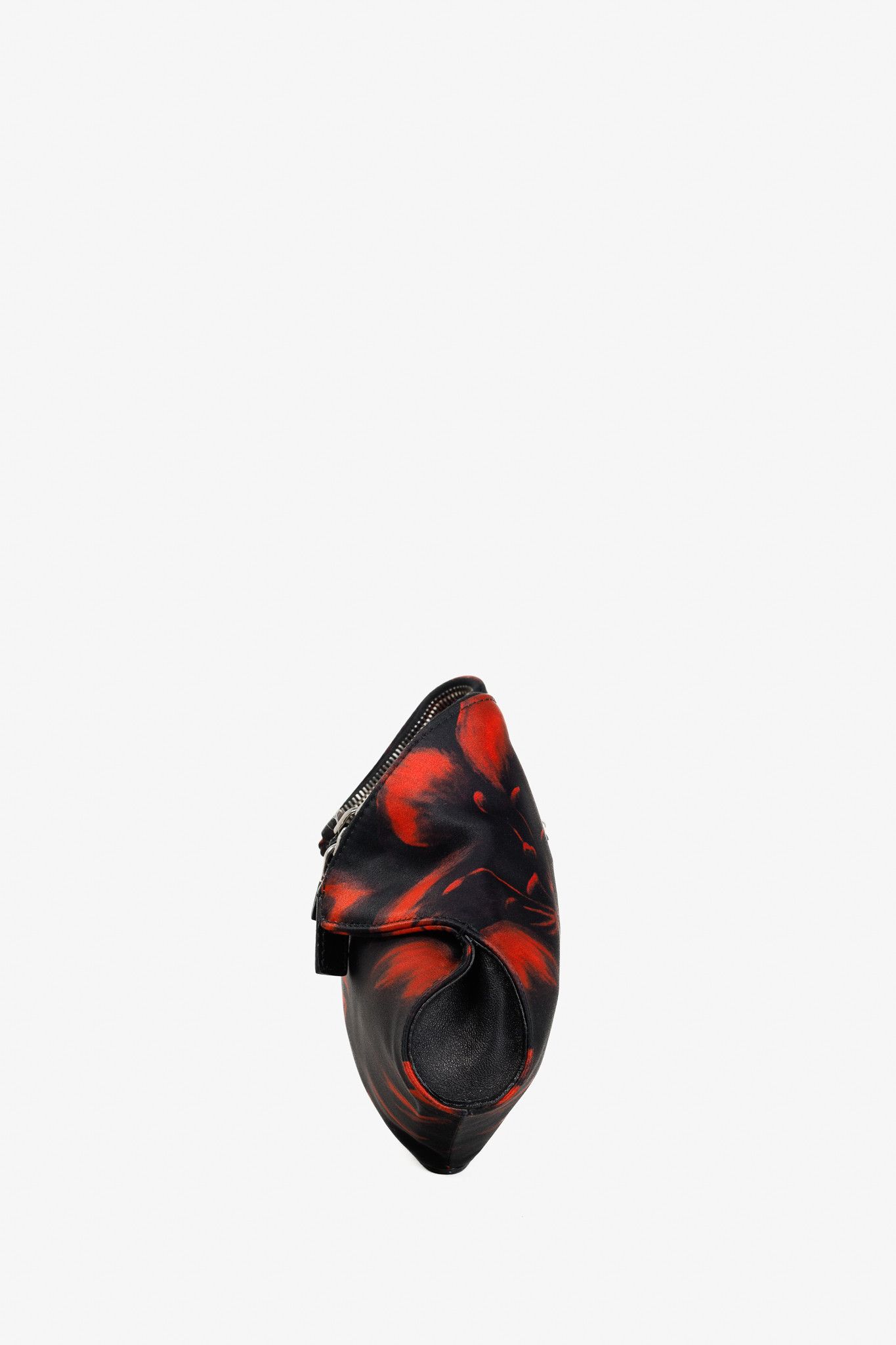 Alexander McQueen Alexander McQueen Floral Mana Clutch Fabric Zip Up Clutch Size ONE SIZE - 7 Thumbnail