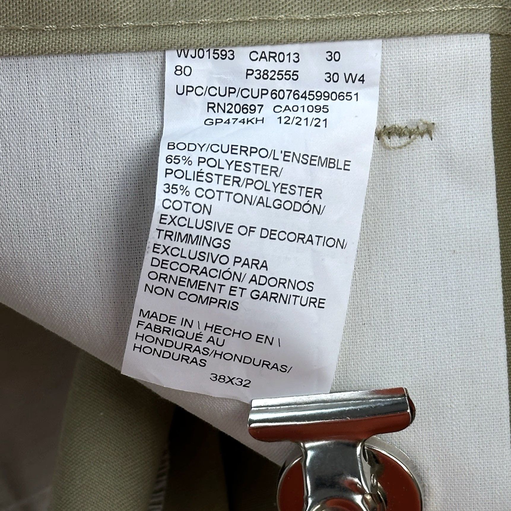 Dickies Dickies Core Work Pants Mens 38x32 Khaki Regular Fit Flat Front Straight Pants Mens Size US 38 / EU 54 - 6 Thumbnail