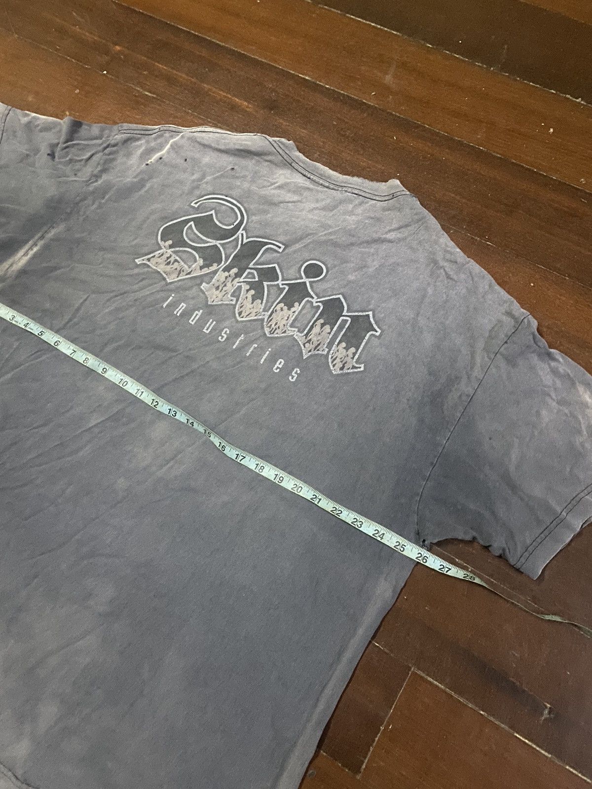 Hook-Ups FIRE 🔥🔥 VINTAGE 90s SKIN INDUSTRIES SPELL OUT DISTRESSED Size US XXL / EU 58 / 5 - 17 Thumbnail