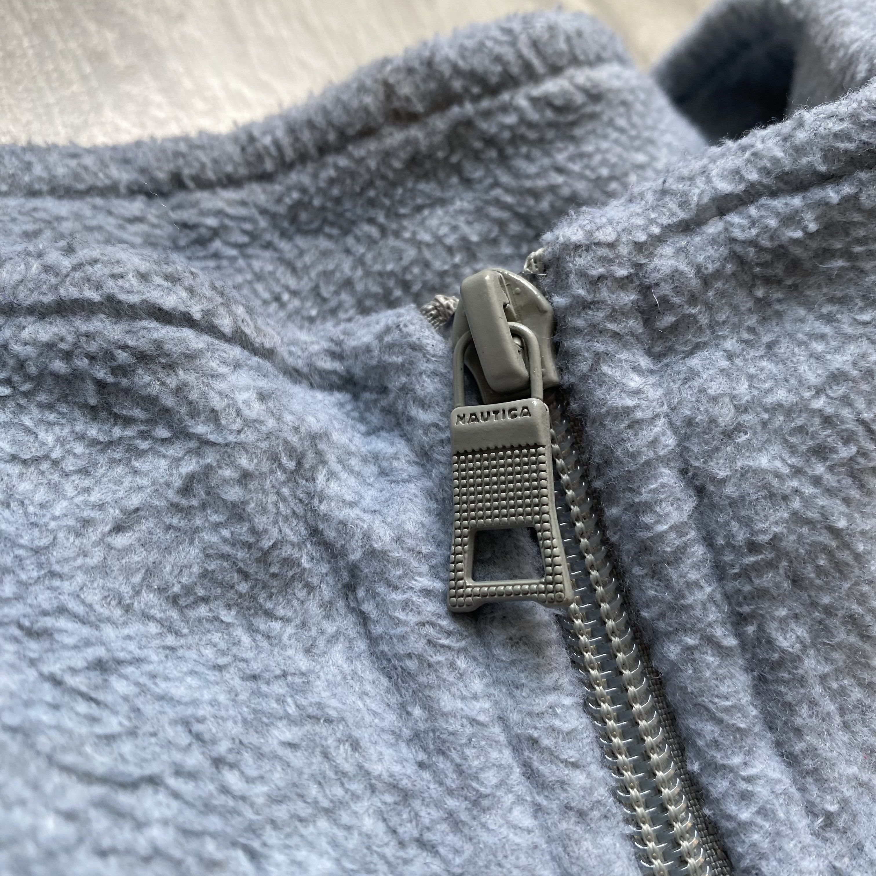 Nautica ⛷️ Vintage Nautica outdoor fleece sweater half zip big logo Size US XL / EU 56 / 4 - 5 Thumbnail