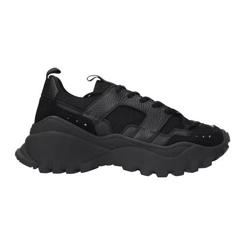 image of Ami Ob1O1E0224 Sneakers In Black, Men's (Size 8)