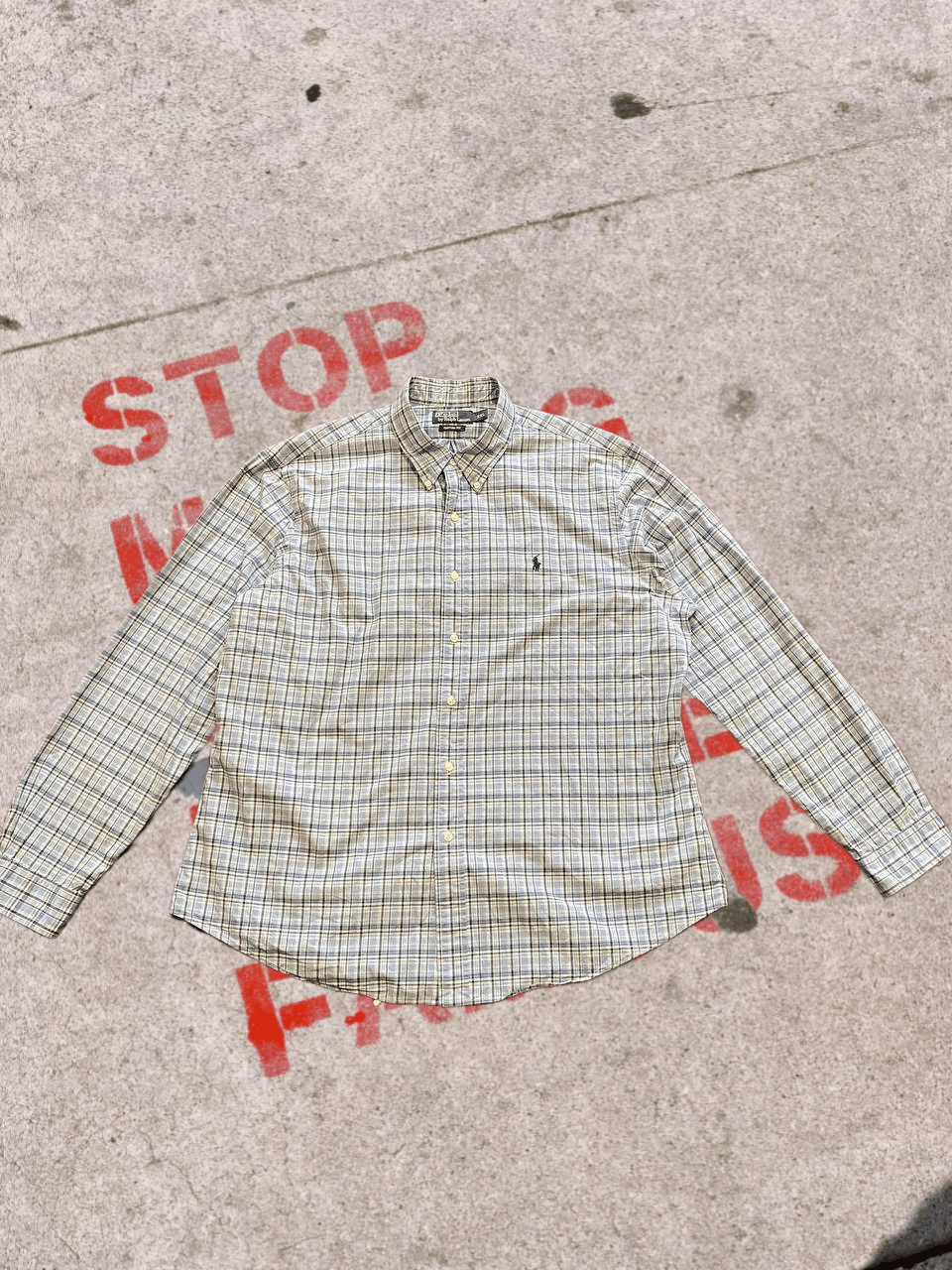 Polo Ralph Lauren POLO RALPH LAUREN Casual Shirt Long Sleeve Everyday Wear Size US XXL / EU 58 / 5 - 1 Thumbnail