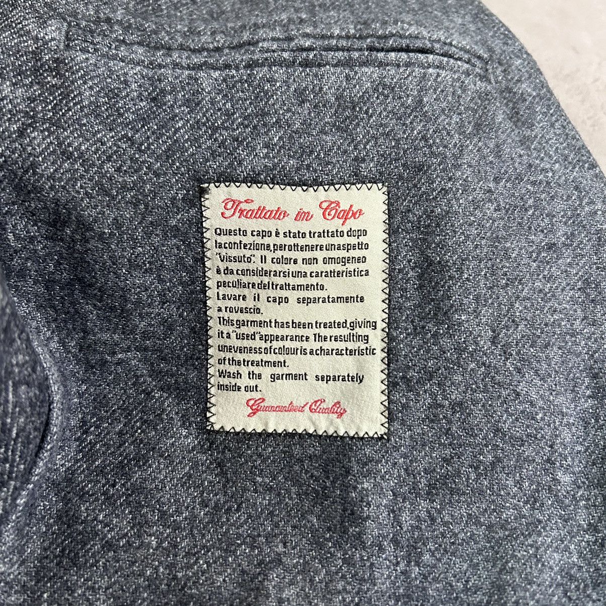 L.B.M. 1911 L.B.M.1911 Men’s Tailored Blazer Wool Gray/Blue Size:54R Size 54R - 7 Thumbnail