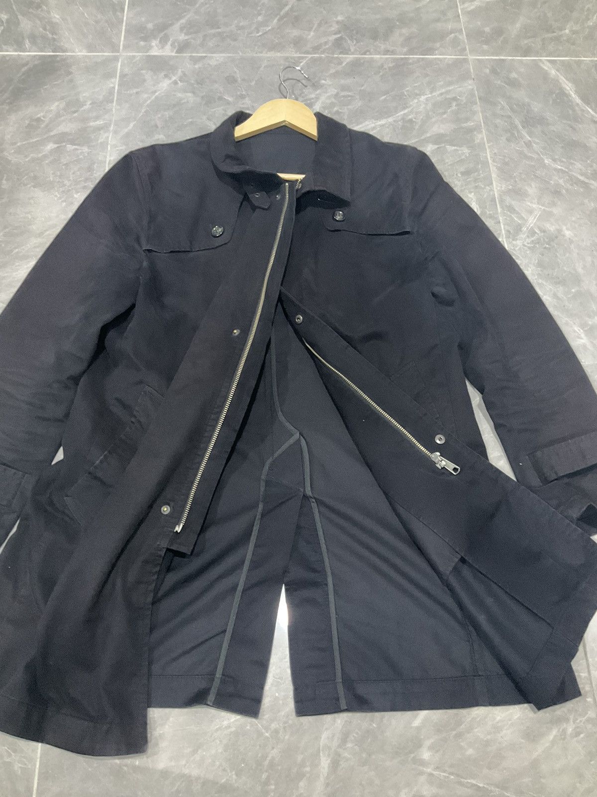 Other Comme Ca Ism sweat leather long coat Size US M / EU 48-50 / 2 - 12 Thumbnail