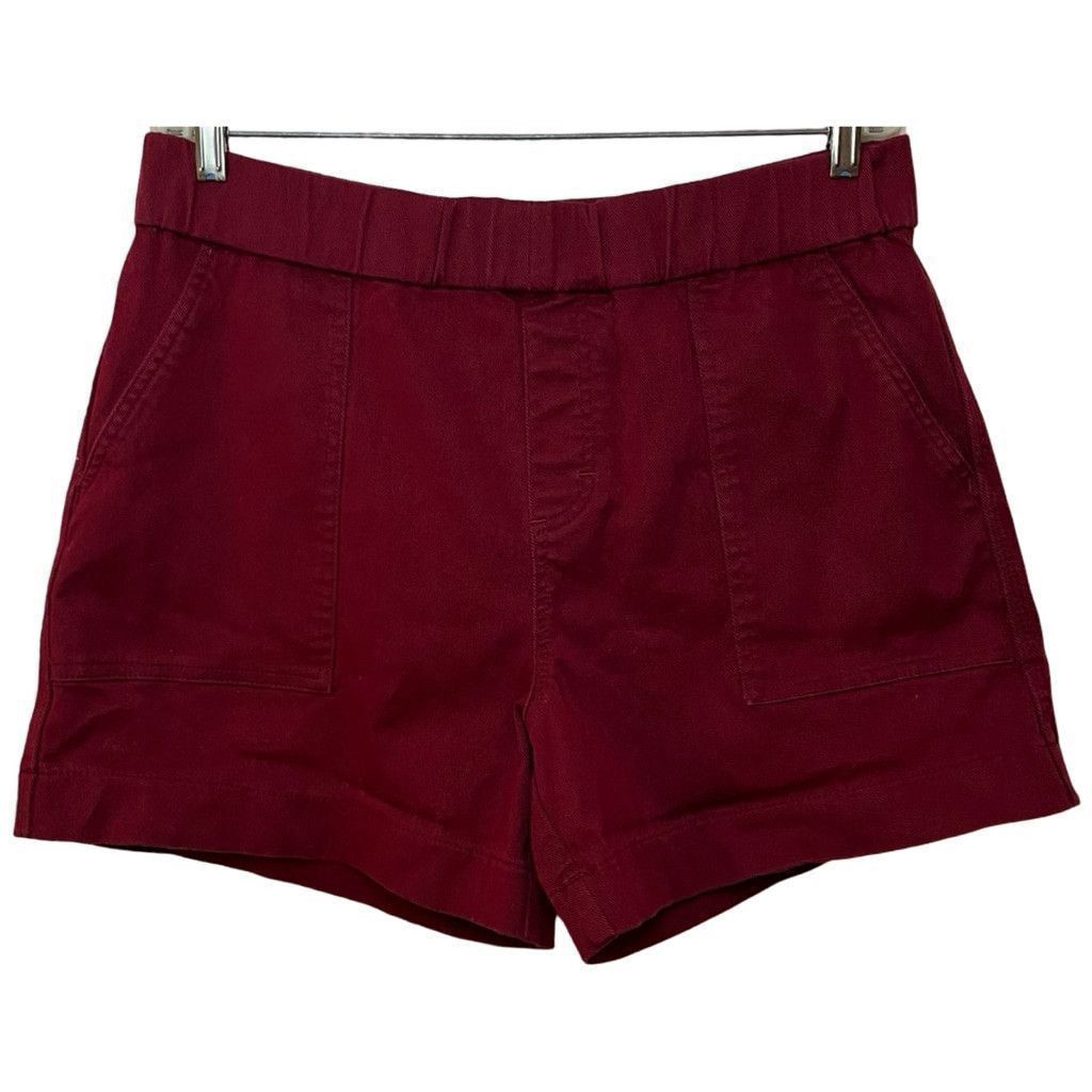 Lee × Vintage Vtg 90s Lee High Waisted Elastic Waist Comfy Shorts Sz L Size 34" / US 12 / IT 48 - 2 Thumbnail