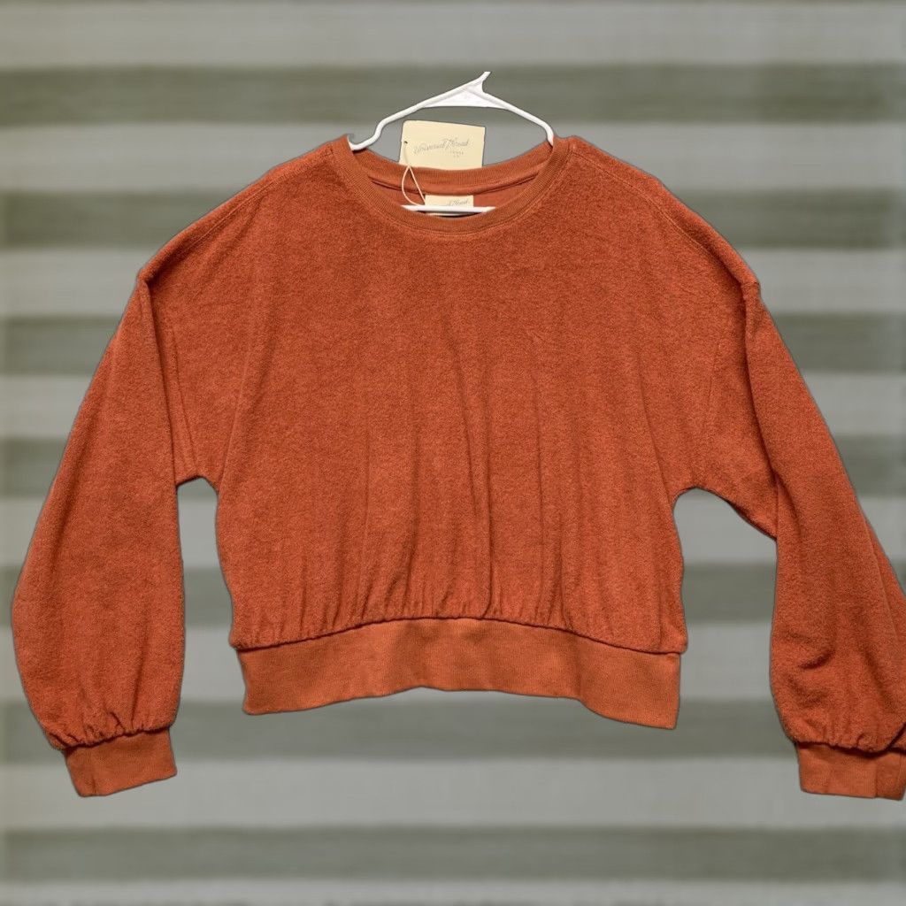 Vintage Universal Thread Sweatshirt Womens Fleece Pullover Size XL Orange New Size XL / US 12-14 / IT 48-50 - 1 Thumbnail