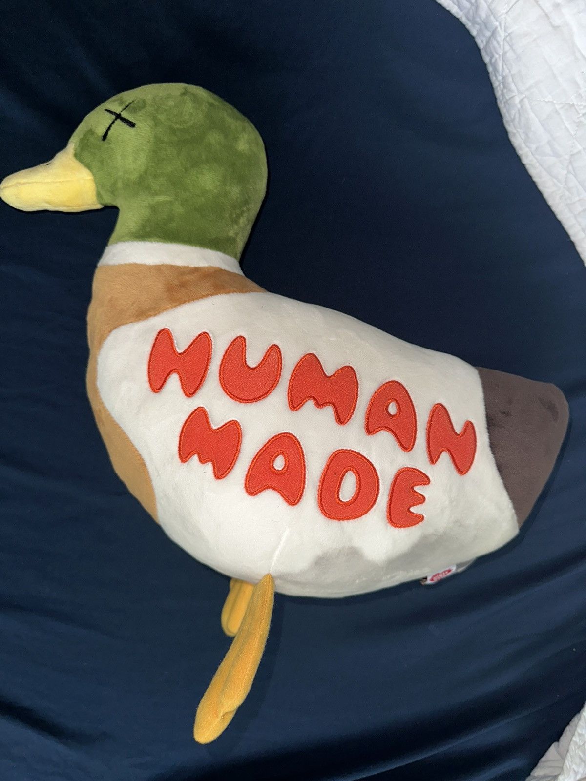 Human Made KAWS x Human Made Duck Plush Down Doll | Grailed