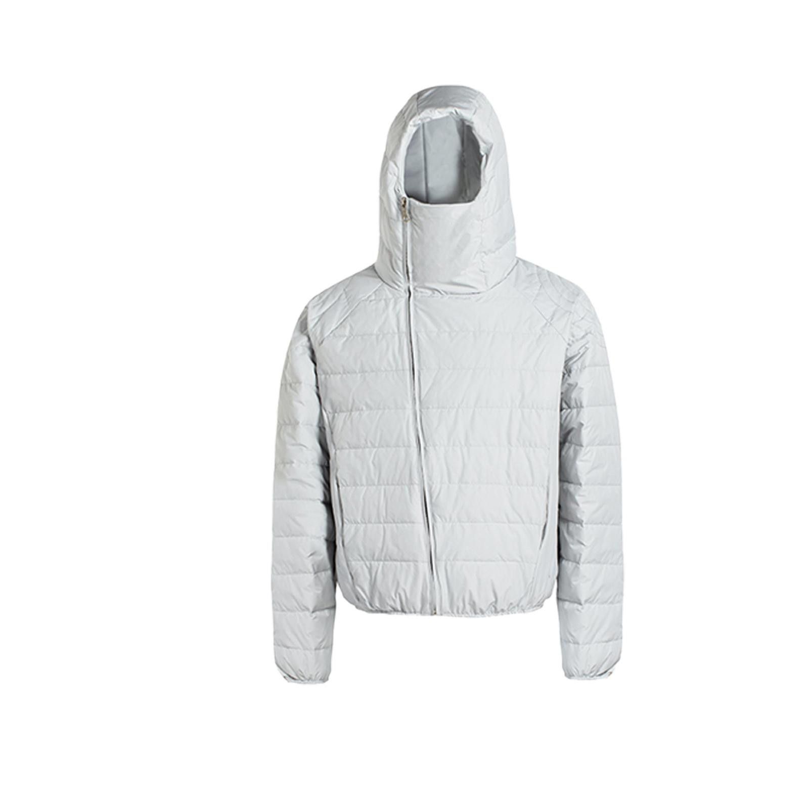 Japanese Brand Black Puffer Jacket, Quilted Men's Outerwear Size US M / EU 48-50 / 2 - 6 Thumbnail