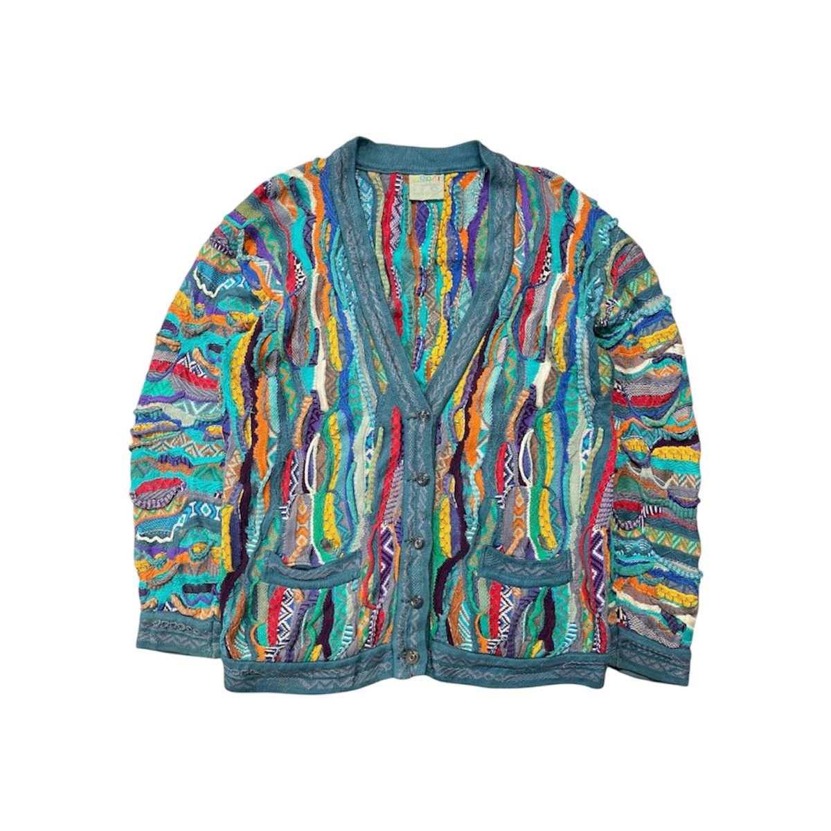 Coogi × Vintage Vintage 90s Coogi 3D Knitwear Sweater Size US L / EU 52-54 / 3 - 1 Thumbnail
