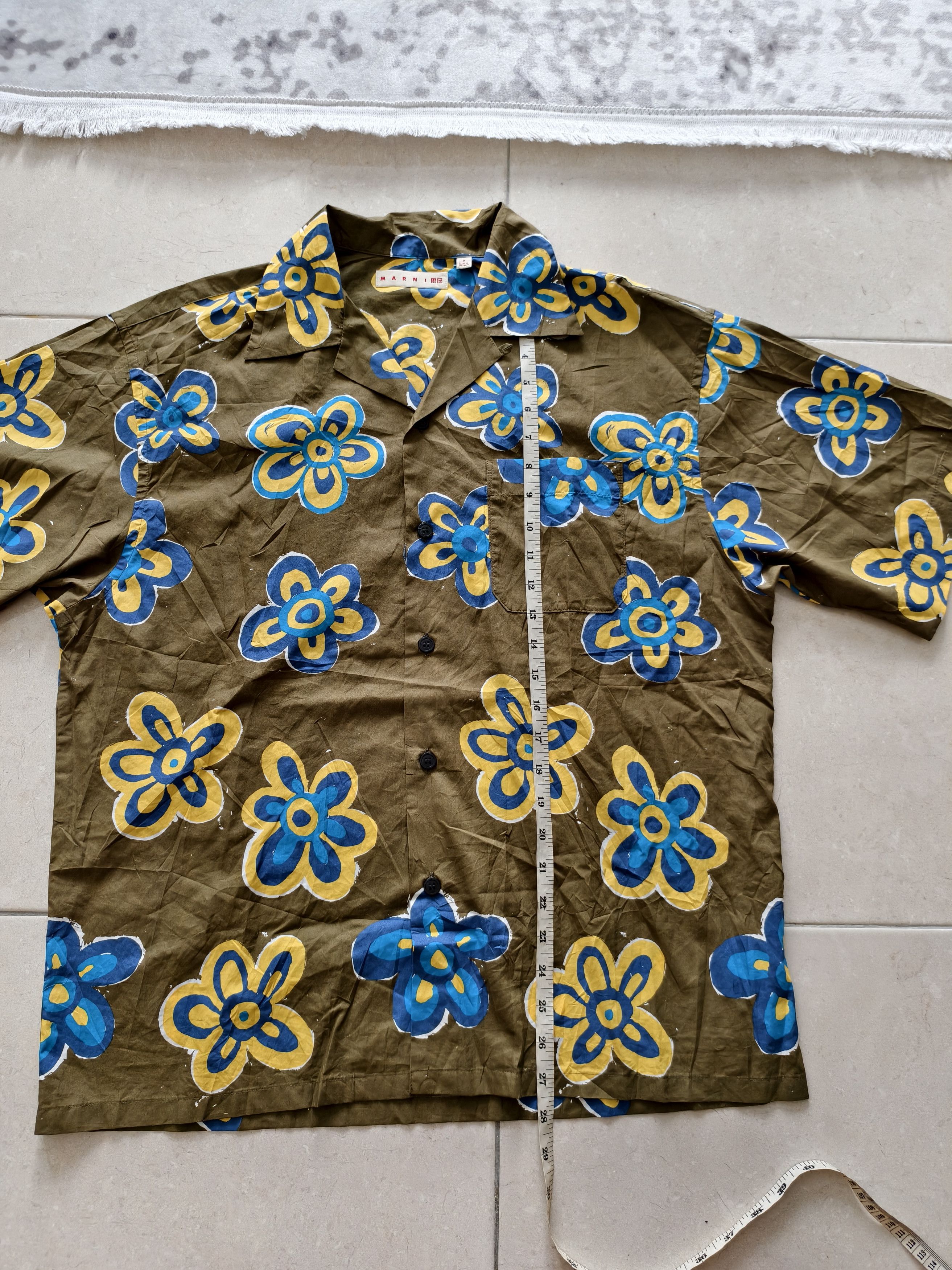 Marni × Uniqlo 🔥STEALS🔥Very Rare Marni Uniqlo Hawaii Pocket Shirt Size US M / EU 48-50 / 2 - 7 Thumbnail