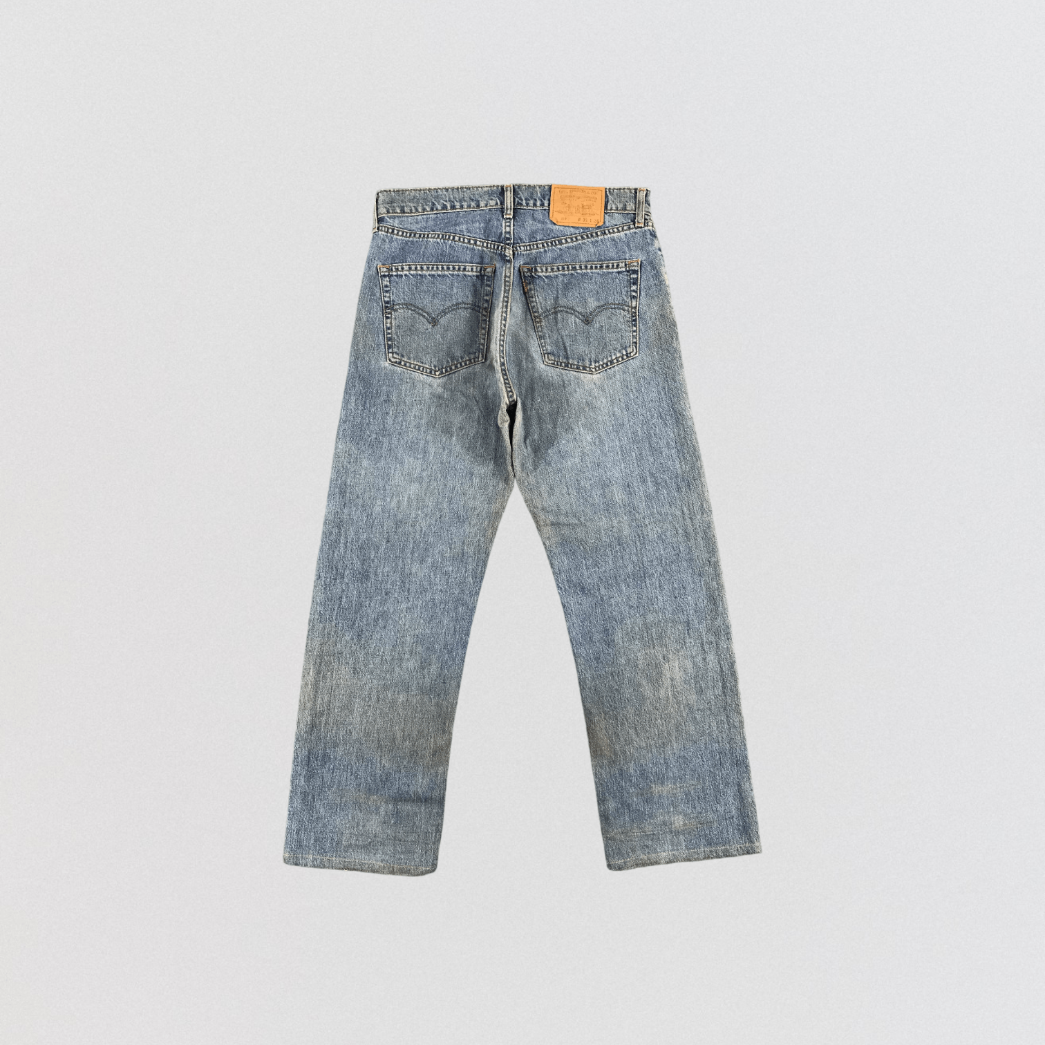 Levi's 90s Vintage Light Wash Levis 519 Jeans-JM1916 Size US 33 - 2 Thumbnail