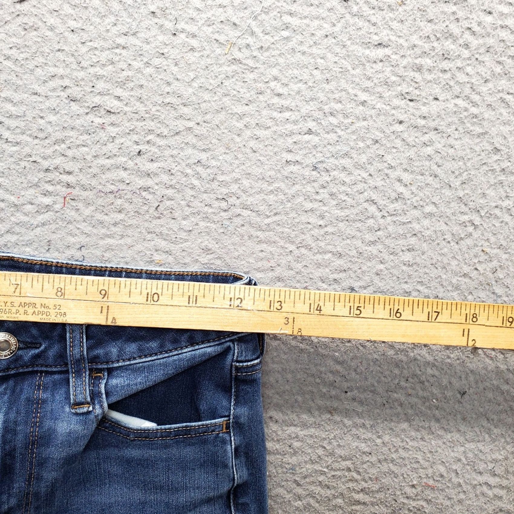 American Eagle Outfitters American Eagle Outfitters Jegging Jeans Womens 4 Blue Denim High-Rise Stretch Jeans Size 27" / US 4 / IT 40 - 6 Thumbnail