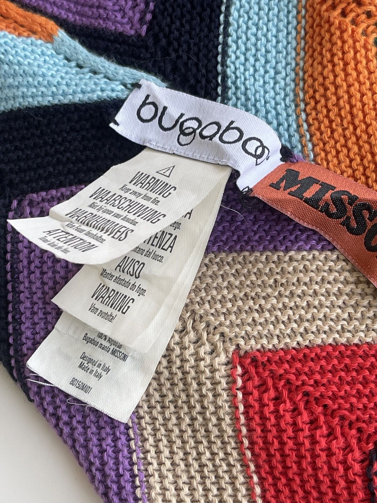 Missoni Missoni Rainbow Knitted Luxury Scarves Size ONE SIZE - 9 Thumbnail