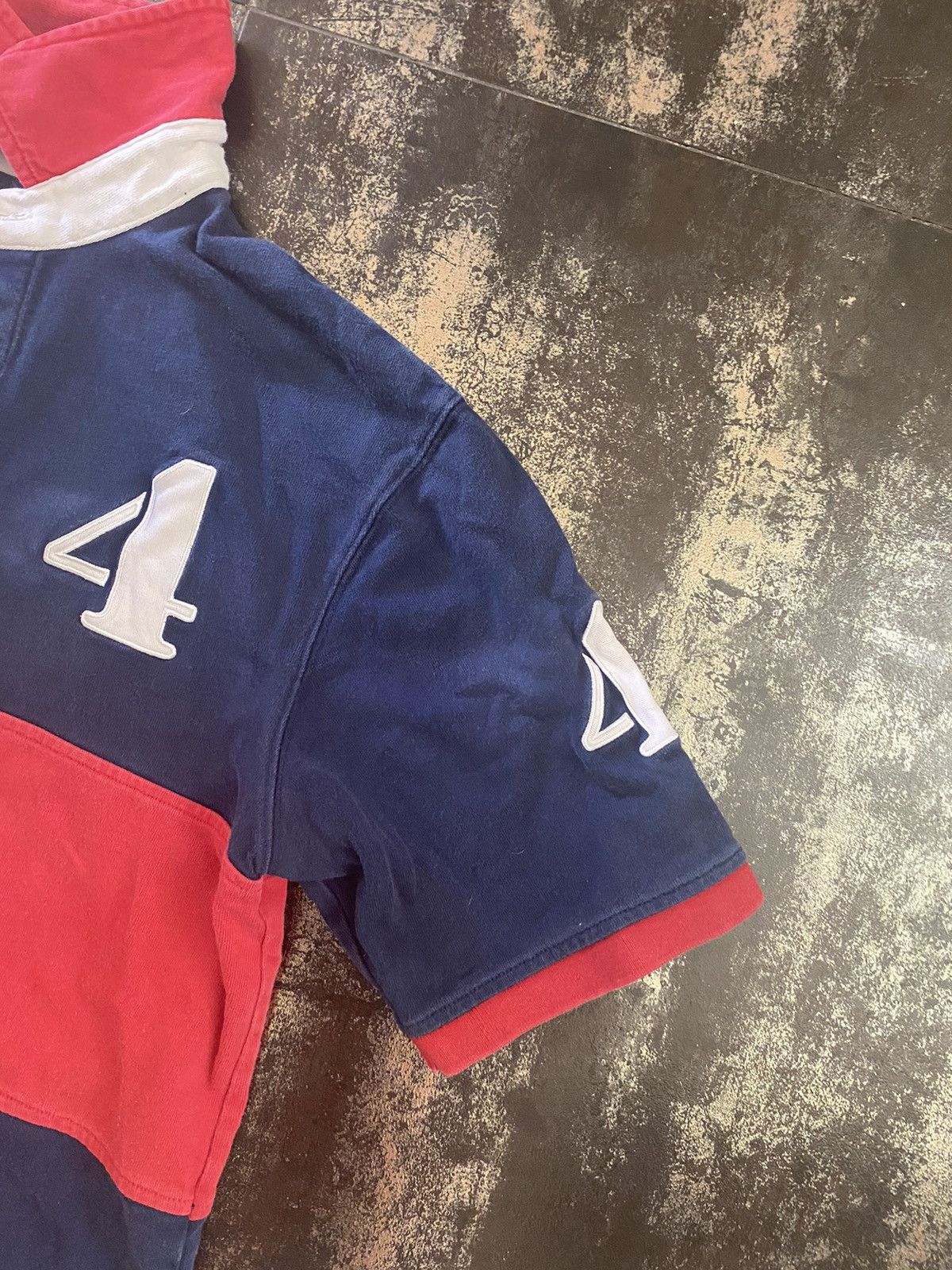 Polo Ralph Lauren × Vintage Polo Ralph Lauren style distressed rugby polo oversized Size US S / EU 44-46 / 1 - 5 Thumbnail