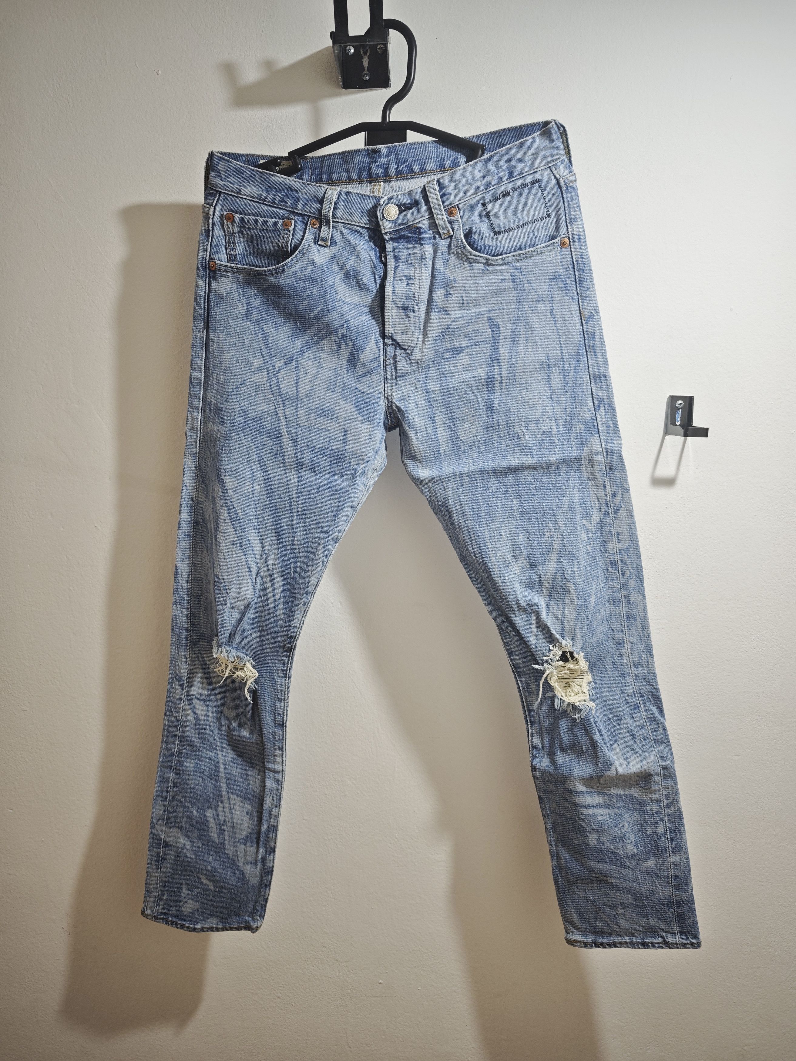 Levi's Levi's & Justin Timberlake 501st Jeans Fresh Leaves Size US 30 / EU 46 - 2 Thumbnail