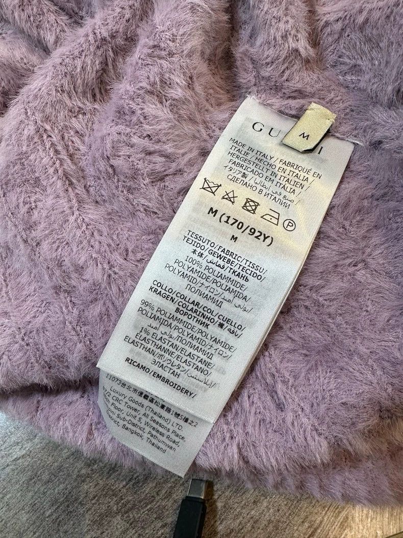 Gucci Gucci Clover co-branded purple long sweater knitwear 2501-N Size US M / EU 48-50 / 2 - 3 Thumbnail