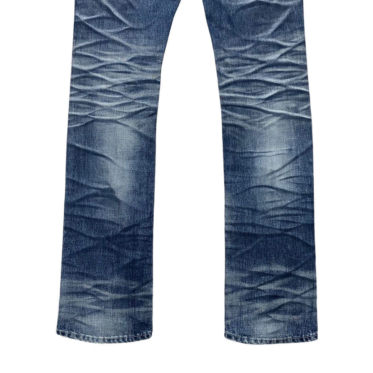 GOSTAR DE FUGA Gostar De Fuga Whiskers Denim Distressed Jeans Size US 33 - 16 Thumbnail