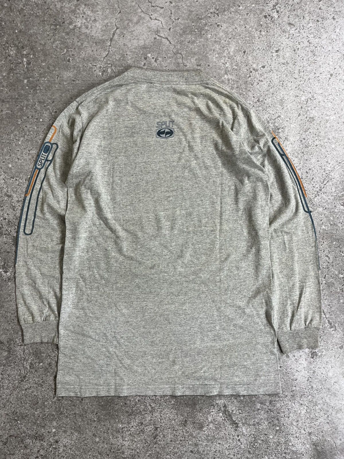 Split Vintage 90s Split Skateboard Longsleeve Size US M / EU 48-50 / 2 - 2 Thumbnail