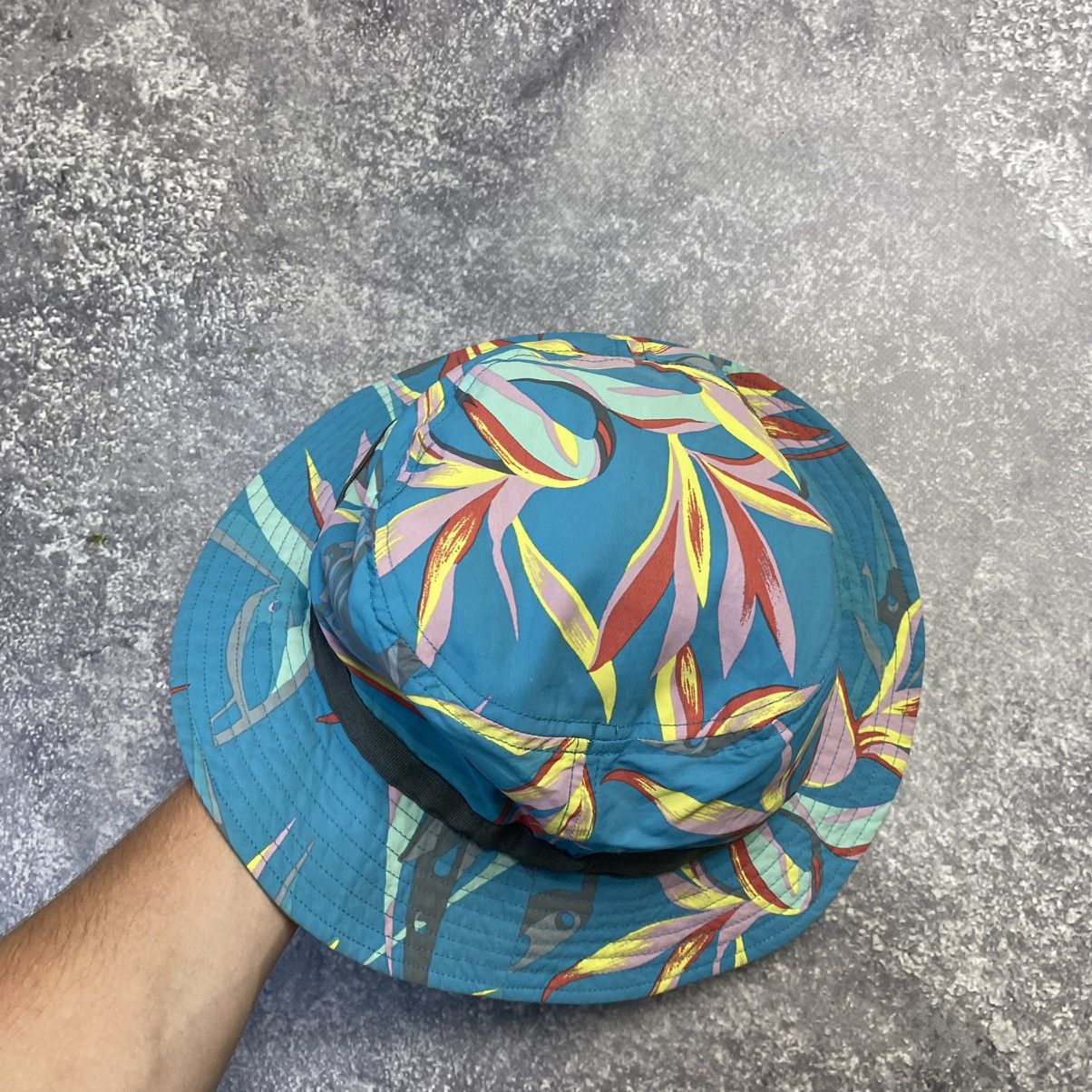Patagonia × Vintage Vintage Patagonia Small Logo Graphic print summer hat Size ONE SIZE - 5 Thumbnail