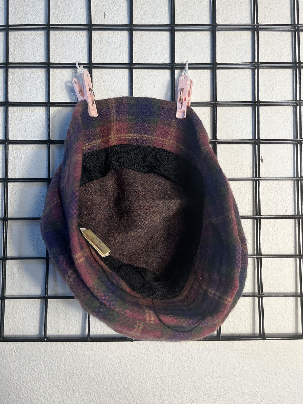Vivienne Westwood Vintage Vivienne Westwood Plaid Flapper Wool Hat Size ONE SIZE - 3 Thumbnail