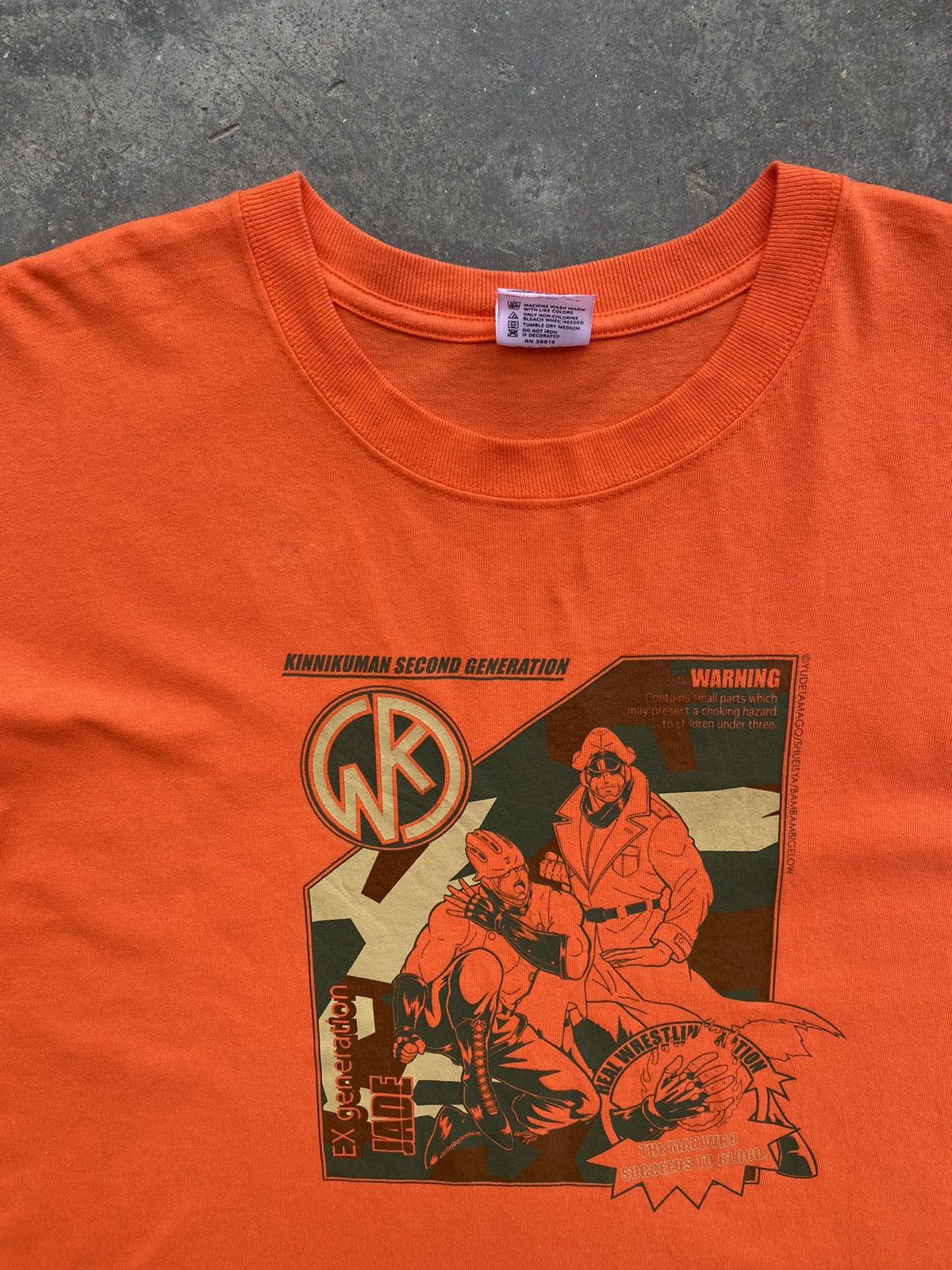 Anime Rare🔥Vintage kinnikuman second generation Anime Tee Size US XL / EU 56 / 4 - 5 Thumbnail