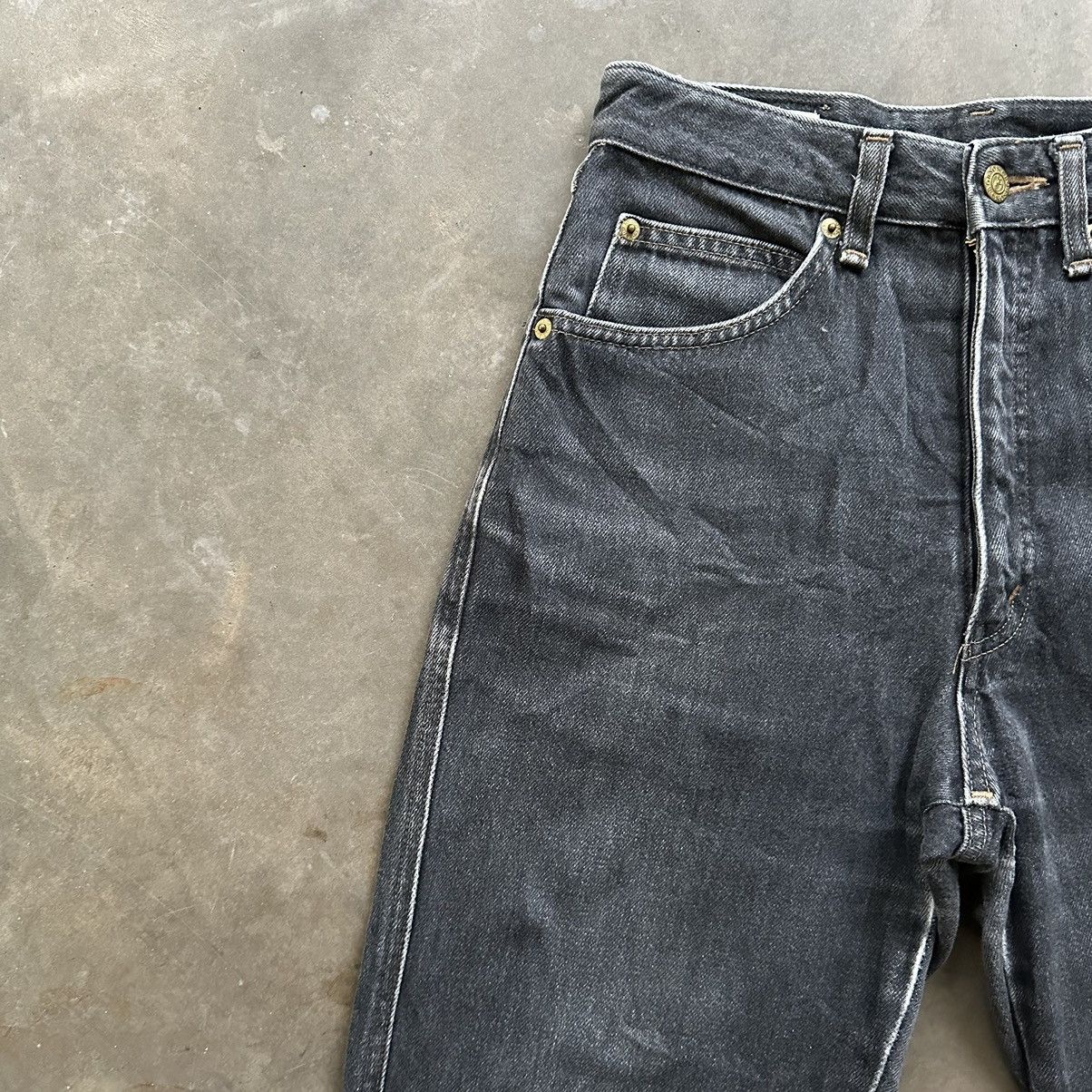 Japanese Brand W27 🔥 Vintage Bobson Black Sick Denim Jean Pant Size US 27 - 4 Thumbnail
