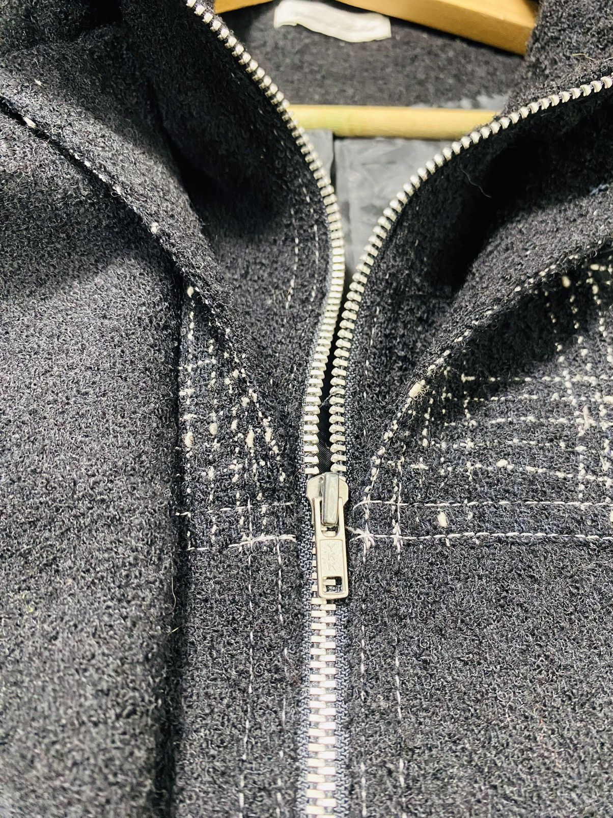 Other A10 Rare - Barra de Labios Hoodie Wool Jacket Size L / US 10 / IT 46 - 13 Thumbnail