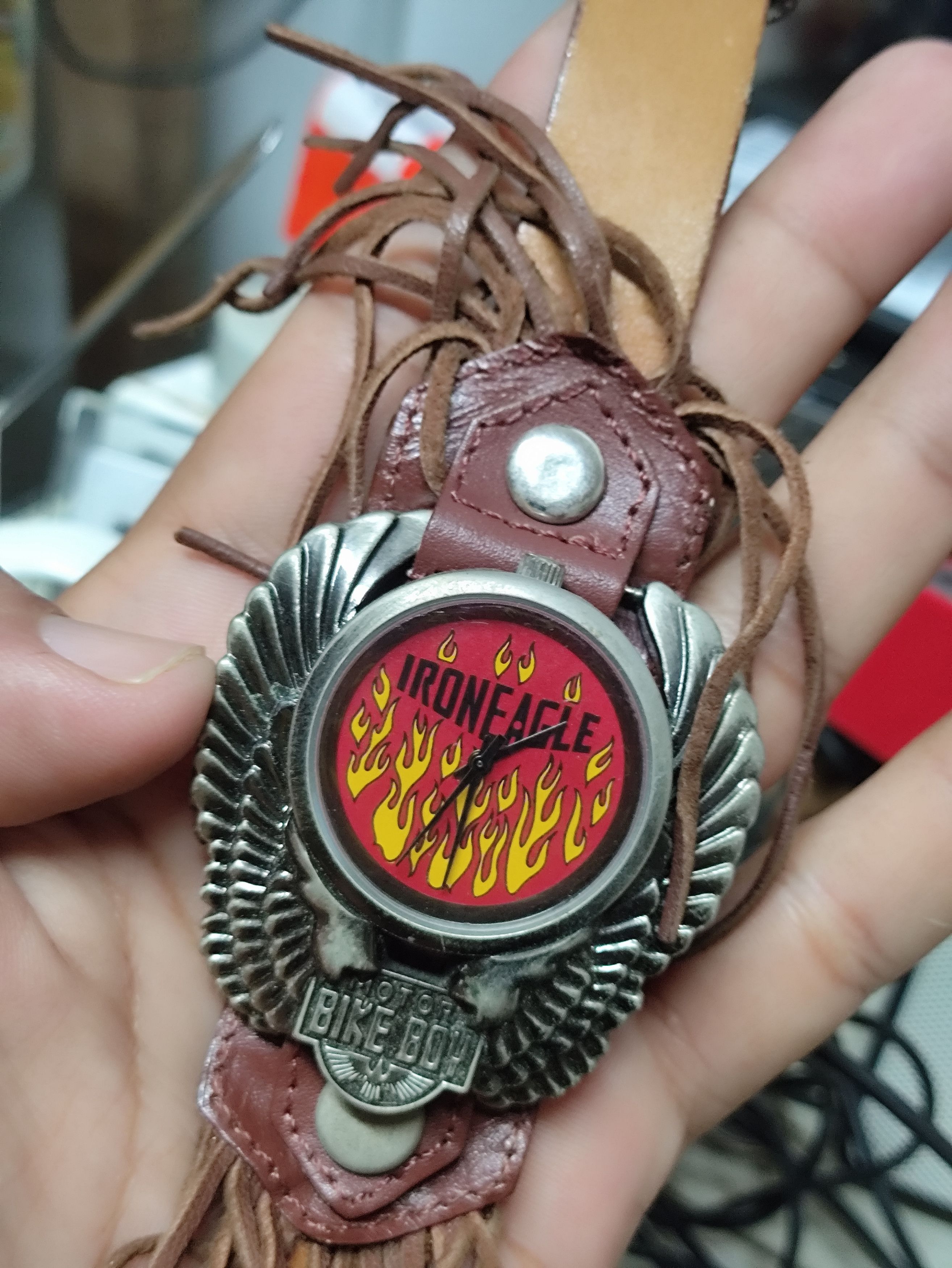 Designer × Vintage Rare Stuff Iron Eagle MOTOR BIKE BOY Very ❌ HARLEY DAVIDSON Size ONE SIZE - 7 Thumbnail