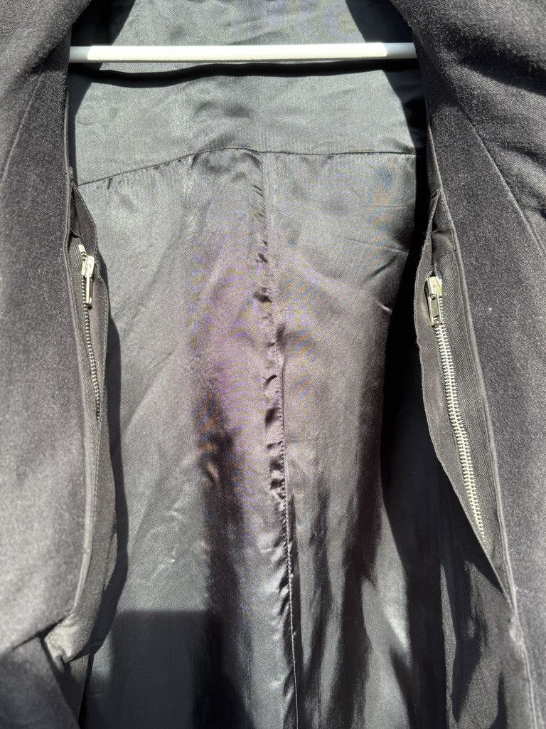 Rick Owens Rick Owens Long Black Ramie Winter Coat Size US L / EU 52-54 / 3 - 16 Thumbnail