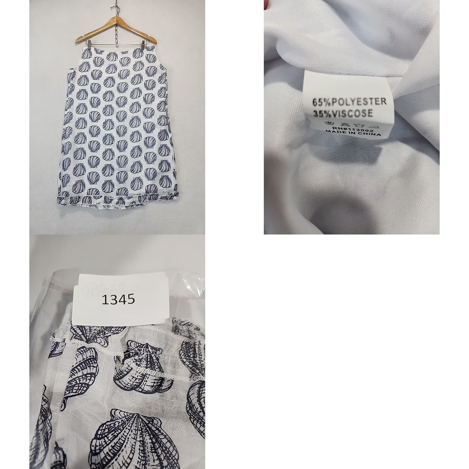 Vintage VINTAGE India Boutique White Spaghetti Strap Shift Lined Dress Coverup Womens One Size Size ONE SIZE - 9 Thumbnail