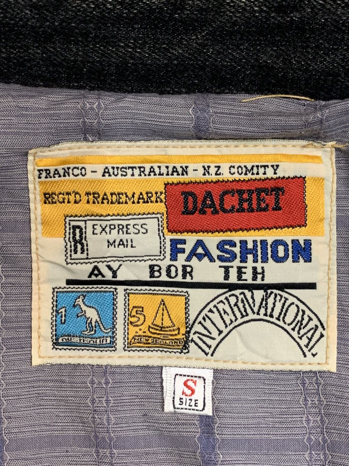 Japanese Brand Rare Design Dachet Fashion International Denim Jackets Size US S / EU 44-46 / 1 - 4 Thumbnail