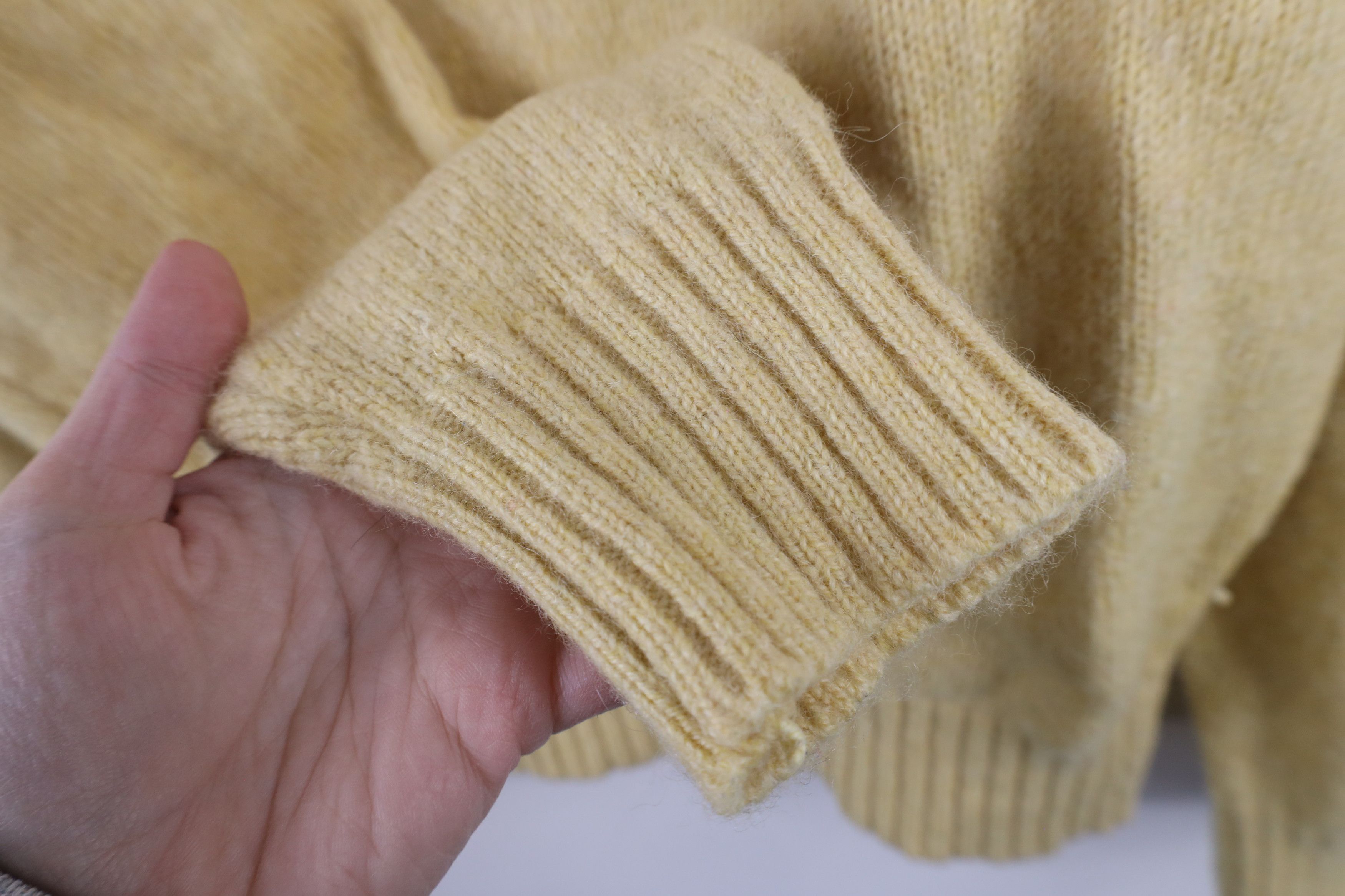 Vintage Vintage 70s Streetwear Blank Wool Blend Knit Sweater USA Size US L / EU 52-54 / 3 - 6 Thumbnail