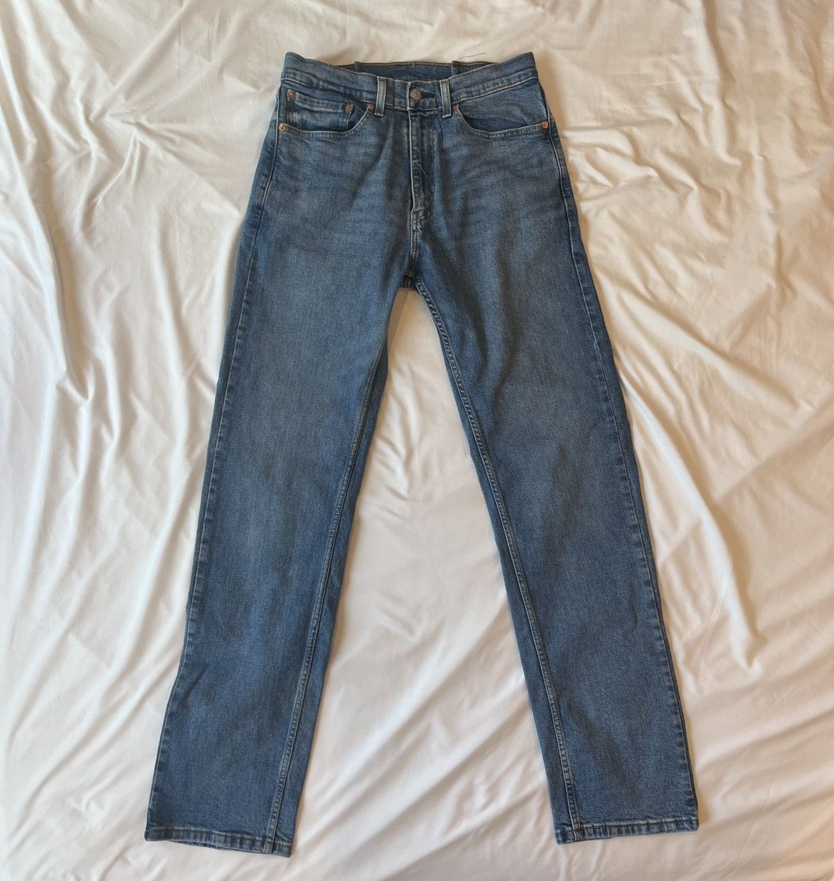 Levi's Levis 505 Jeans Mens 34x34 Regular Straight Medium Denim Size US 34 / EU 50 - 1 Thumbnail