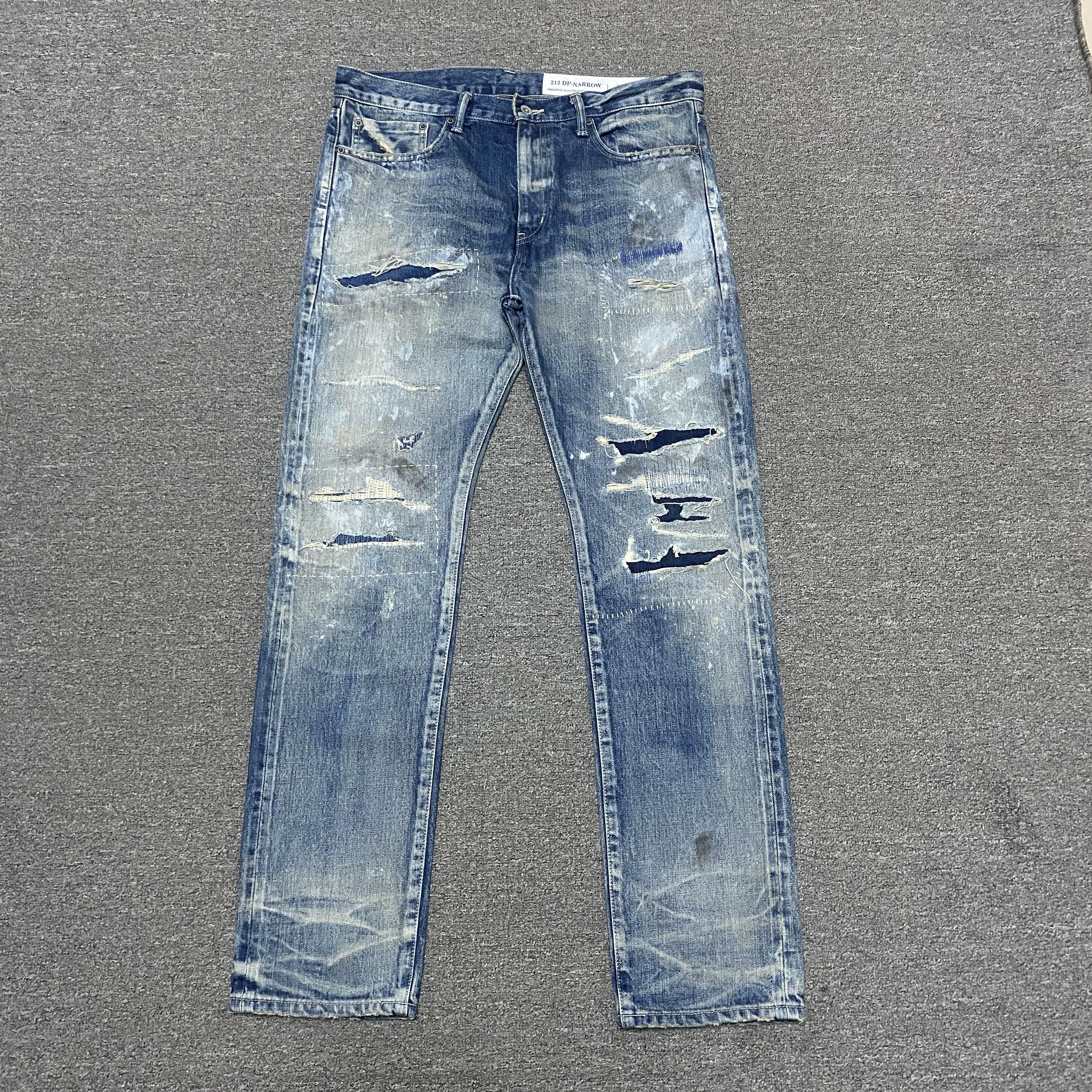 Neighborhood NEIGHBORHOOD 21AW Distressed Denim Size US 36 / EU 52 - 1 Thumbnail