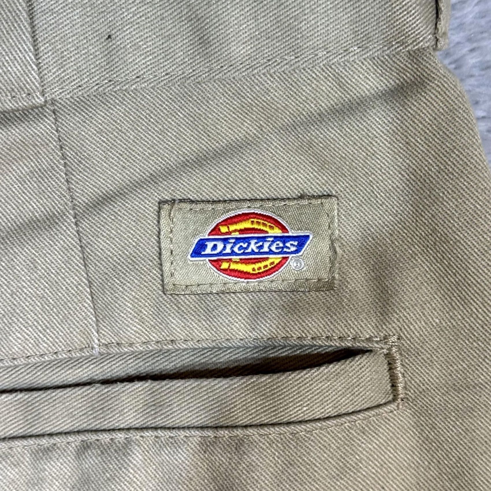 Dickies Dickies 874 Original Fit Pants Mens 30x32 Khaki Work Twill Straight Leg 874KH Size US 30 / EU 46 - 3 Thumbnail
