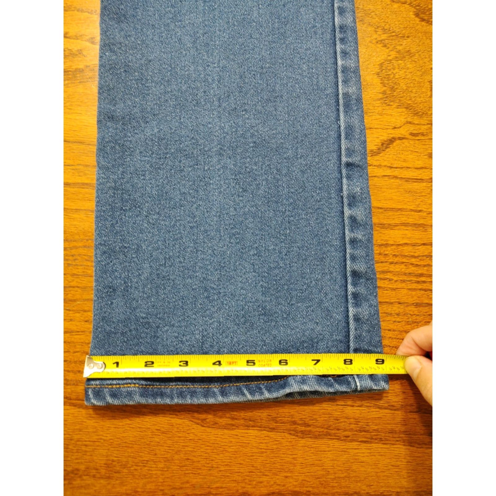 Levi's VINTAGE Levi’s 517 Jeans Denim Bootcut Mens 33x27 Blue 80s 90s Workwear Levi’s Logo 5-Pocket Design Zip Size US 33 - 6 Thumbnail