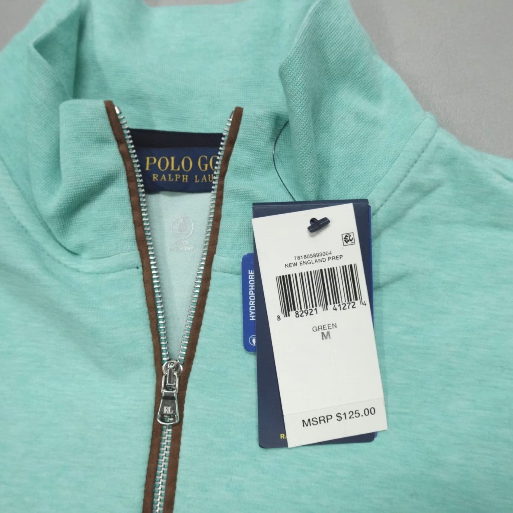 Polo Ralph Lauren Polo Ralph Lauren Golf 1/4 Zip Shirt Men M Water Repellent Green Size US M / EU 48-50 / 2 - 3 Thumbnail