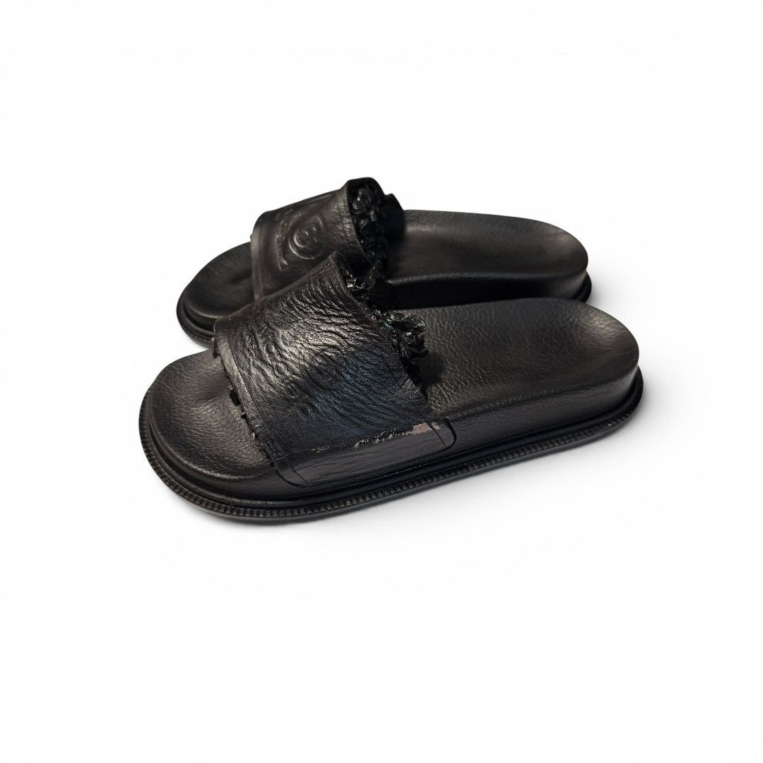 Maison Margiela MM6 Maison Margiela Paris Leather Sandals Size US 5 / IT 35 - 4 Thumbnail
