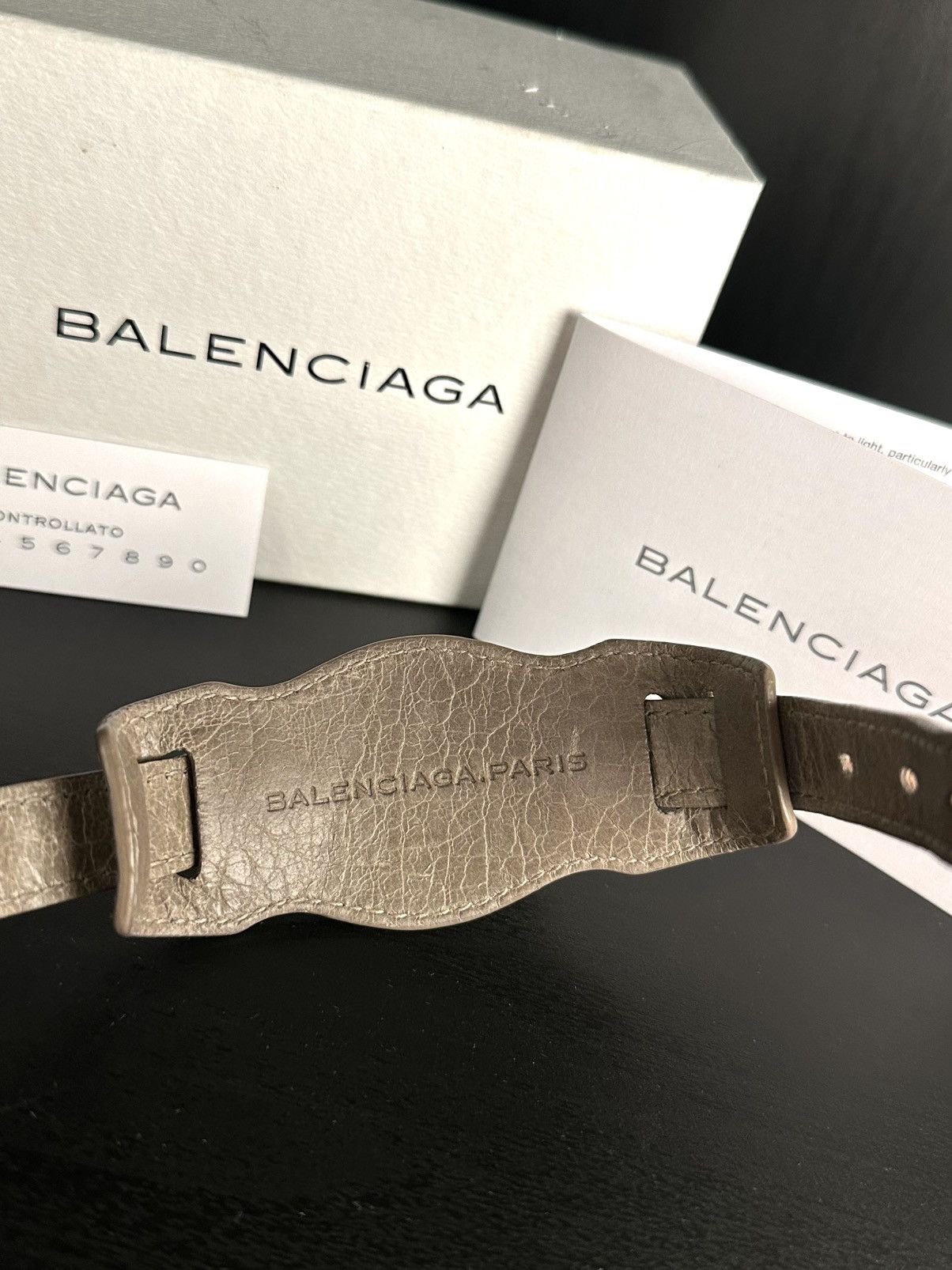 Balenciaga Balenciaga leather cuff Size ONE SIZE - 3 Thumbnail