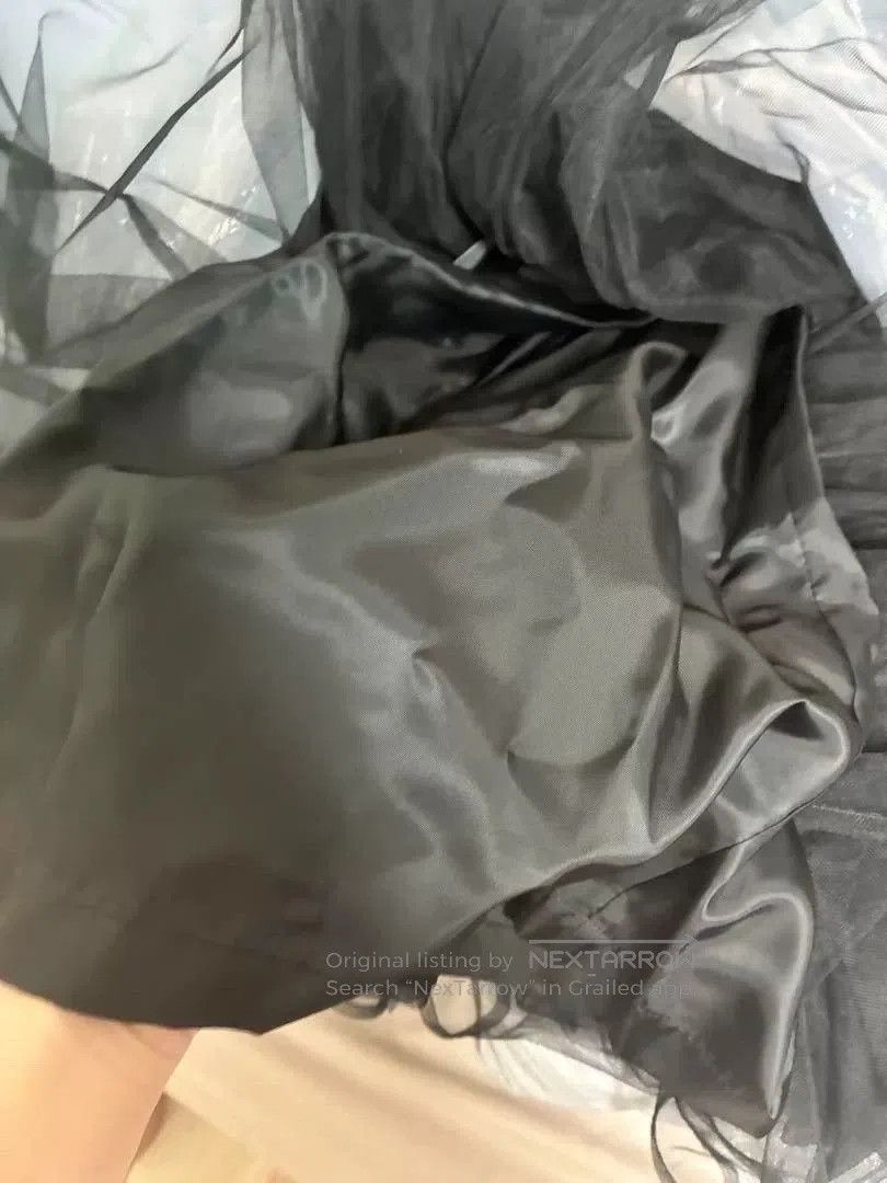 Comme des Garcons CDG Noir Pleated Tulle Skirt. Size US 26 / EU 42 - 6 Thumbnail