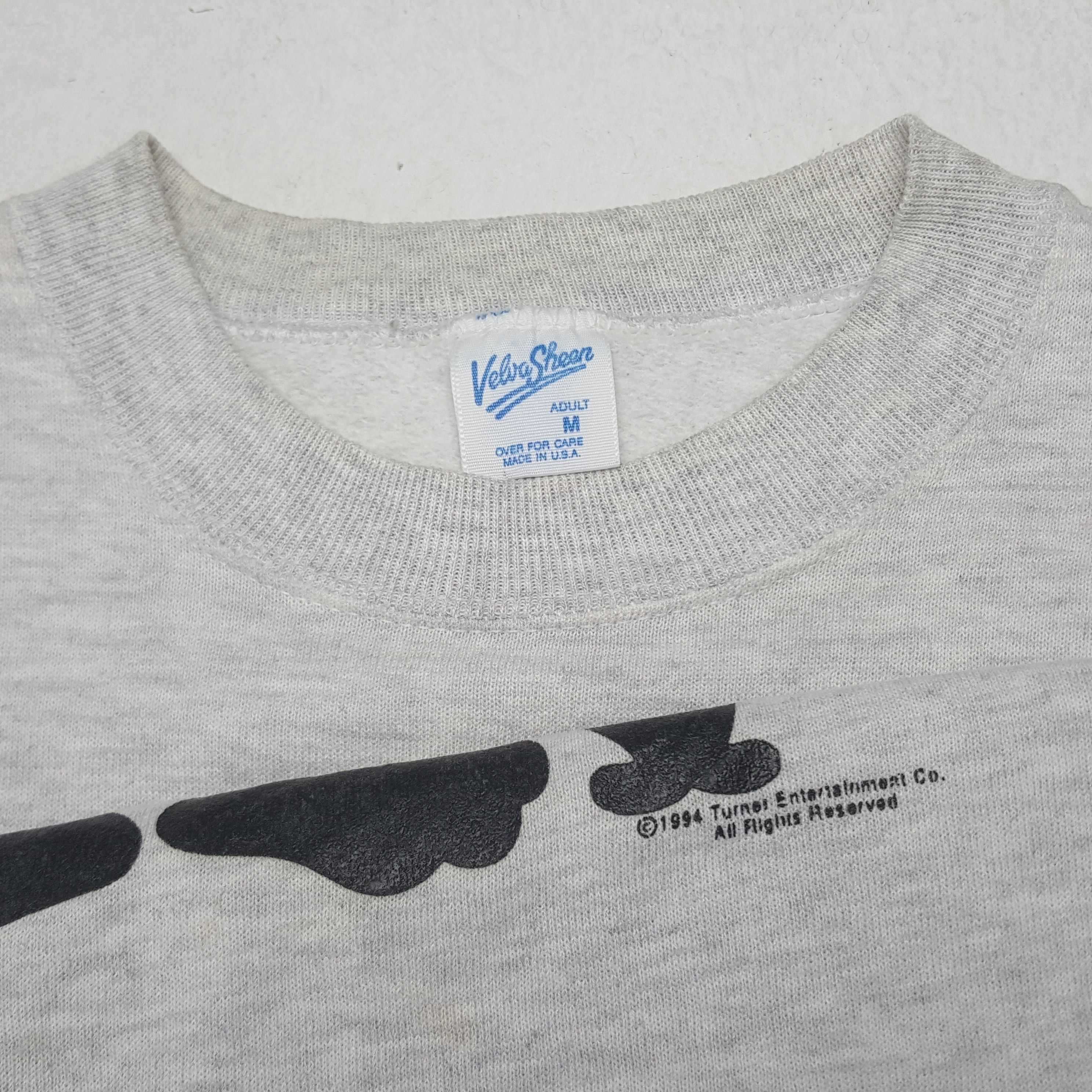 Velva Sheen Vintage Tom & Jerry American Kids Cartoon Sweatshirt C291N12 Size US M / EU 48-50 / 2 - 4 Thumbnail