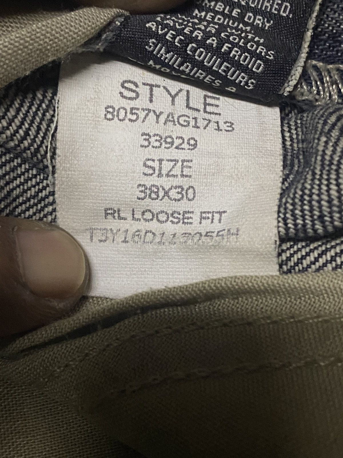Polo Ralph Lauren W40 Polo Ralph Laurent Mud Wash Repair Baggy Jeans Size US 40 / EU 56 - 21 Thumbnail