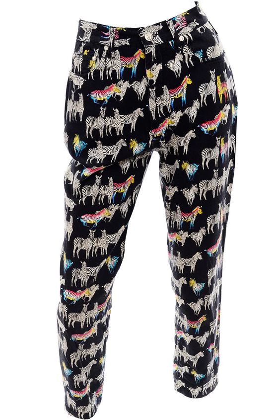 Versace Couture Versace Baroque Tropical Floral Miami Pants