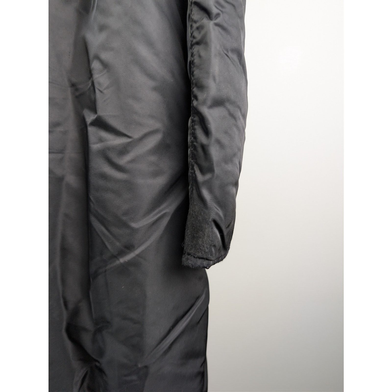 Balenciaga o1rshd1 Nylon Satin Parka Long Coat in Black Size US M / EU 48-50 / 2 - 12 Thumbnail