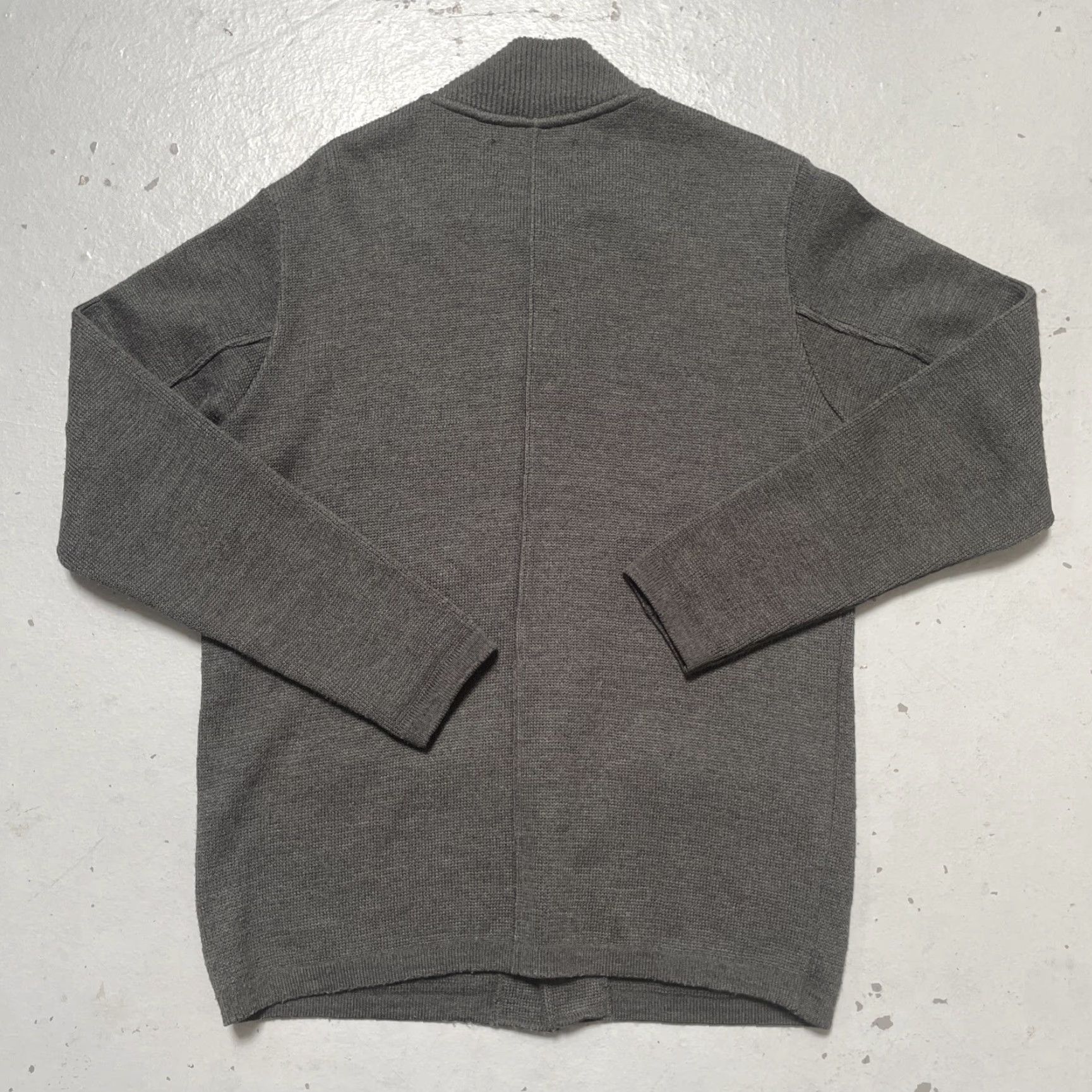 Universal Works VINTAGE Universal Works Merino Wool Blend Chore Style Cardigan Sweater Work Jacket M Gray Unisex Adults Mens Size US M / EU 48-50 / 2 - 7 Thumbnail